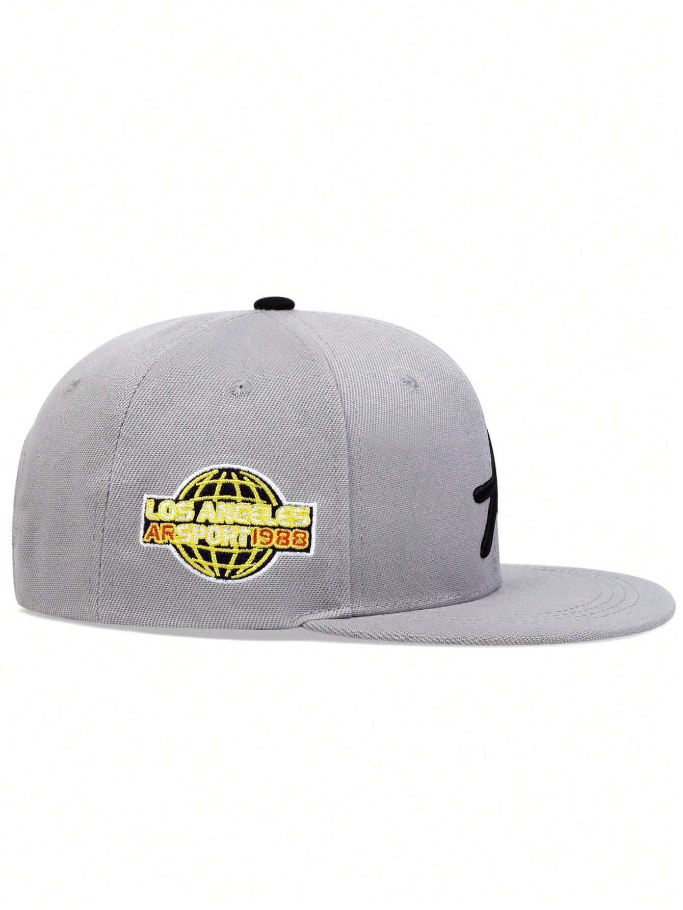 AR Chapeau de hip-hop pour homme lettre brodée pour un port quotidien au printemps et en automne dans la rue