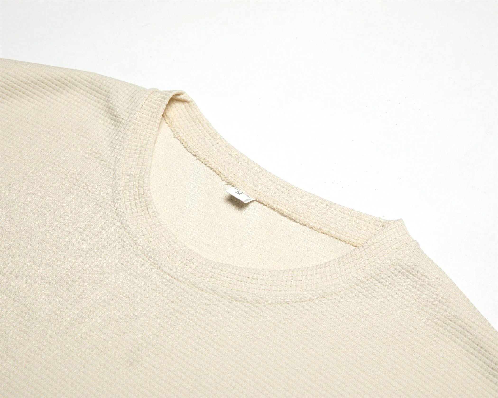 Ensemble 2 pièces de vêtements pour hommes en tissu gaufré
