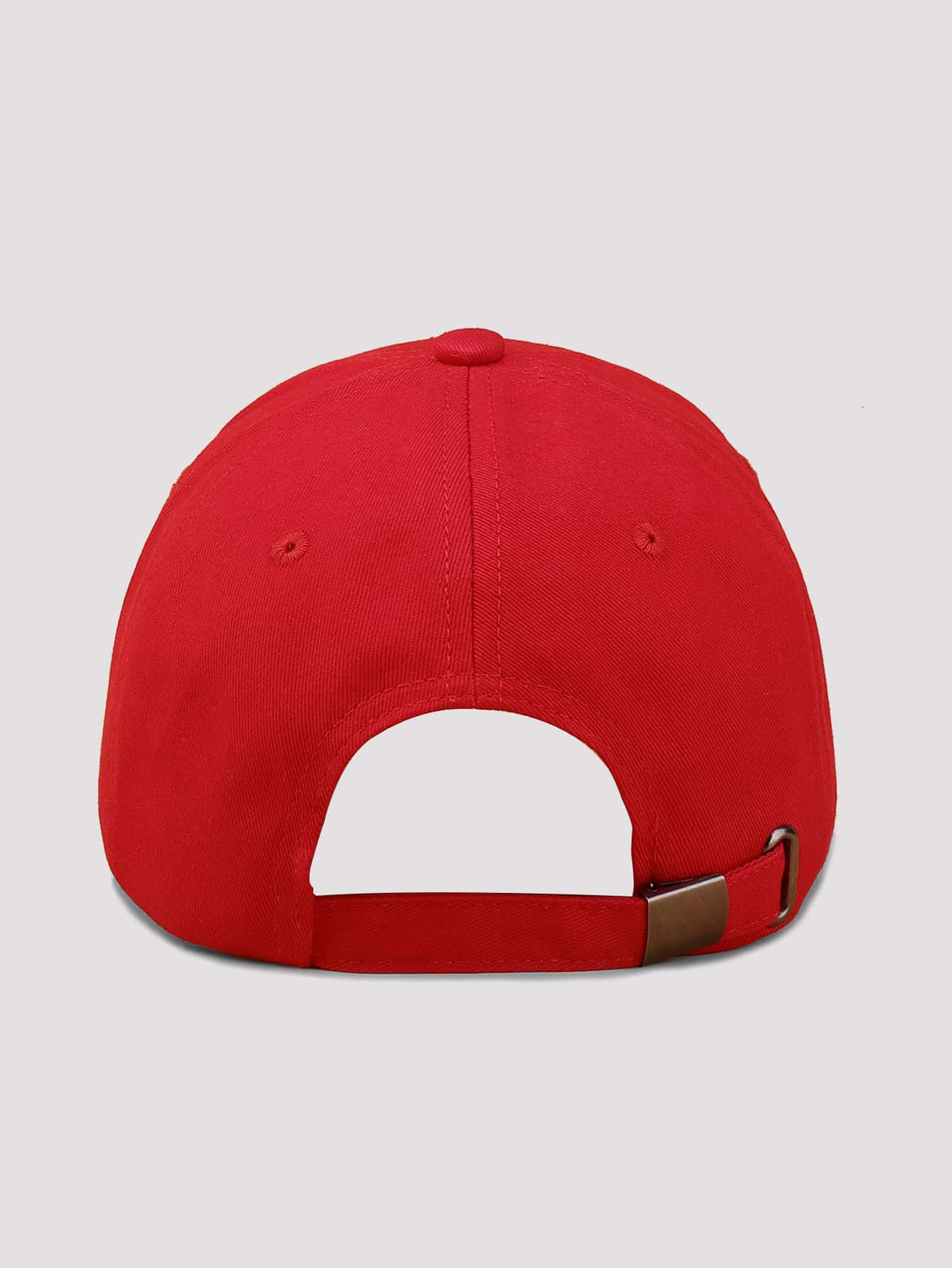 1 pièce Casquette de baseball simple, casual et ajustable de couleur unie, unisexe