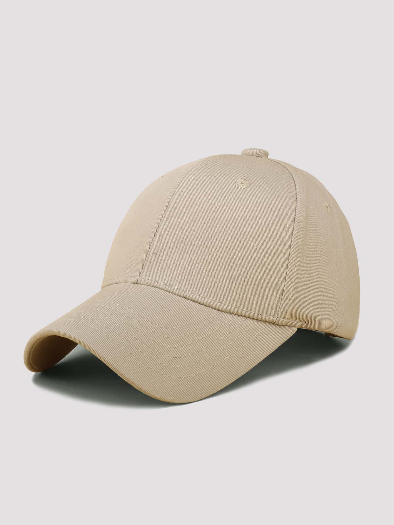 1 pièce Casquette de baseball simple, casual et ajustable de couleur unie, unisexe