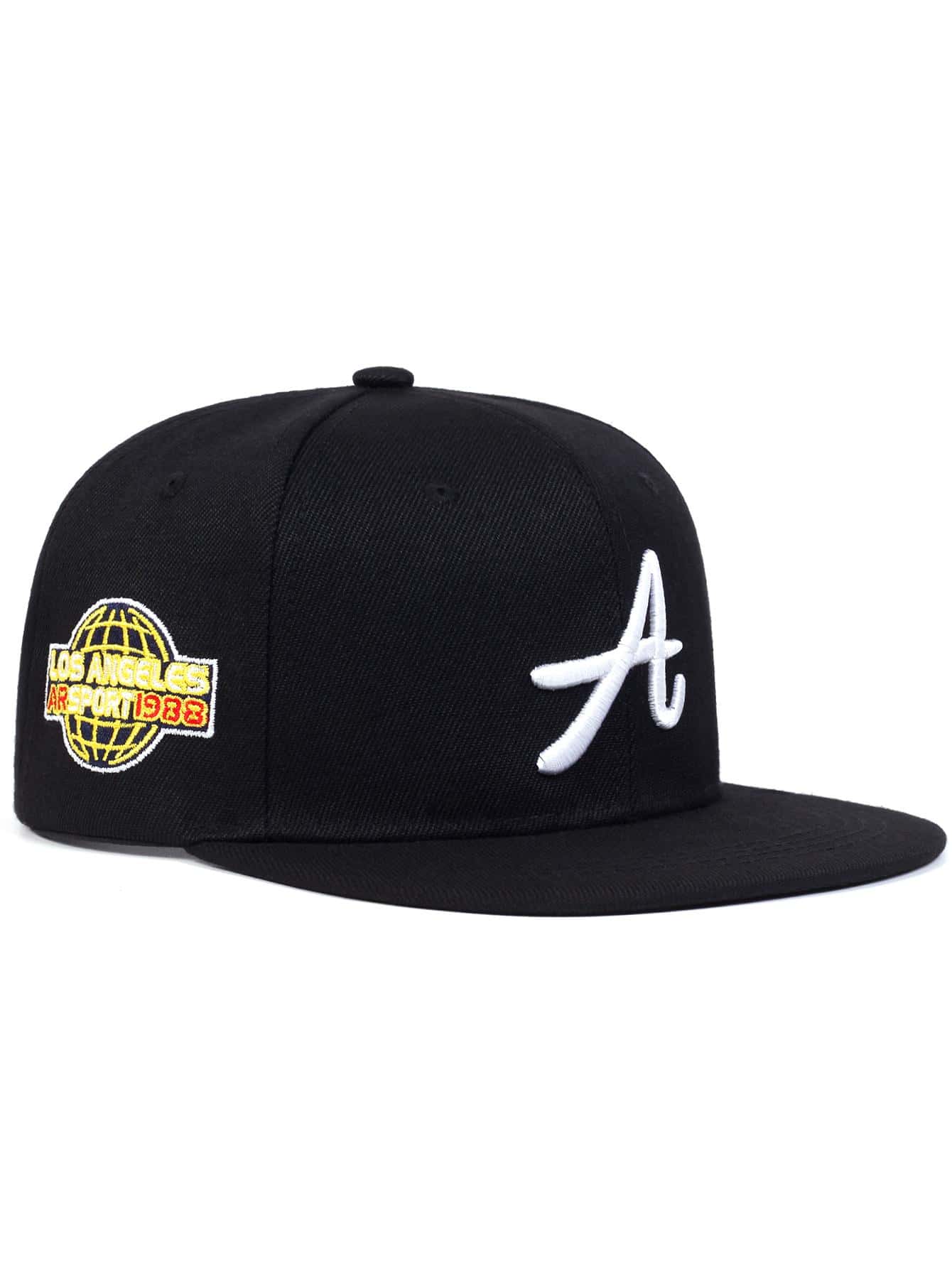 AR Chapeau de hip-hop pour homme lettre brodée pour un port quotidien au printemps et en automne dans la rue