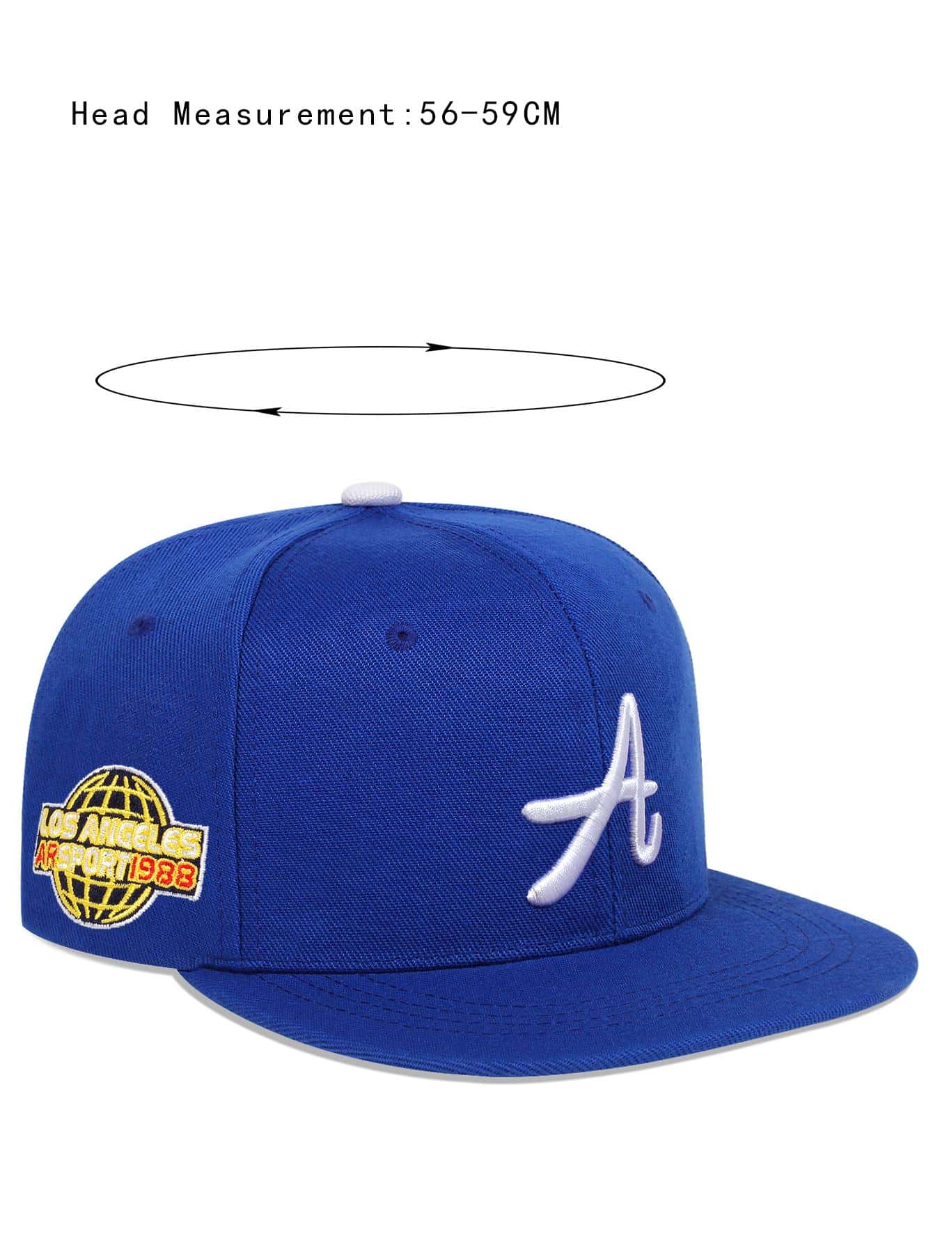 AR Chapeau de hip-hop pour homme lettre brodée pour un port quotidien au printemps et en automne dans la rue