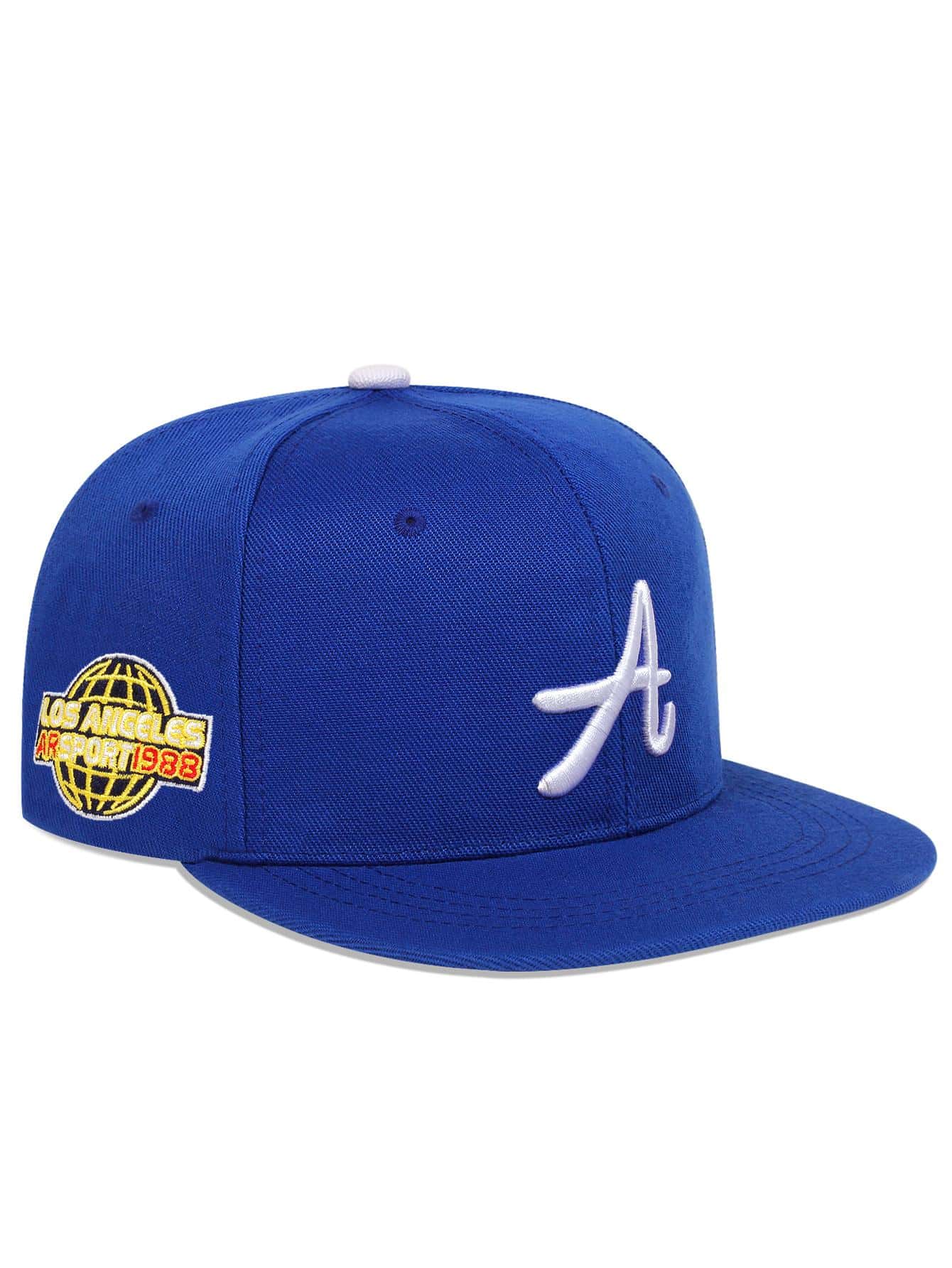 AR Chapeau de hip-hop pour homme lettre brodée pour un port quotidien au printemps et en automne dans la rue