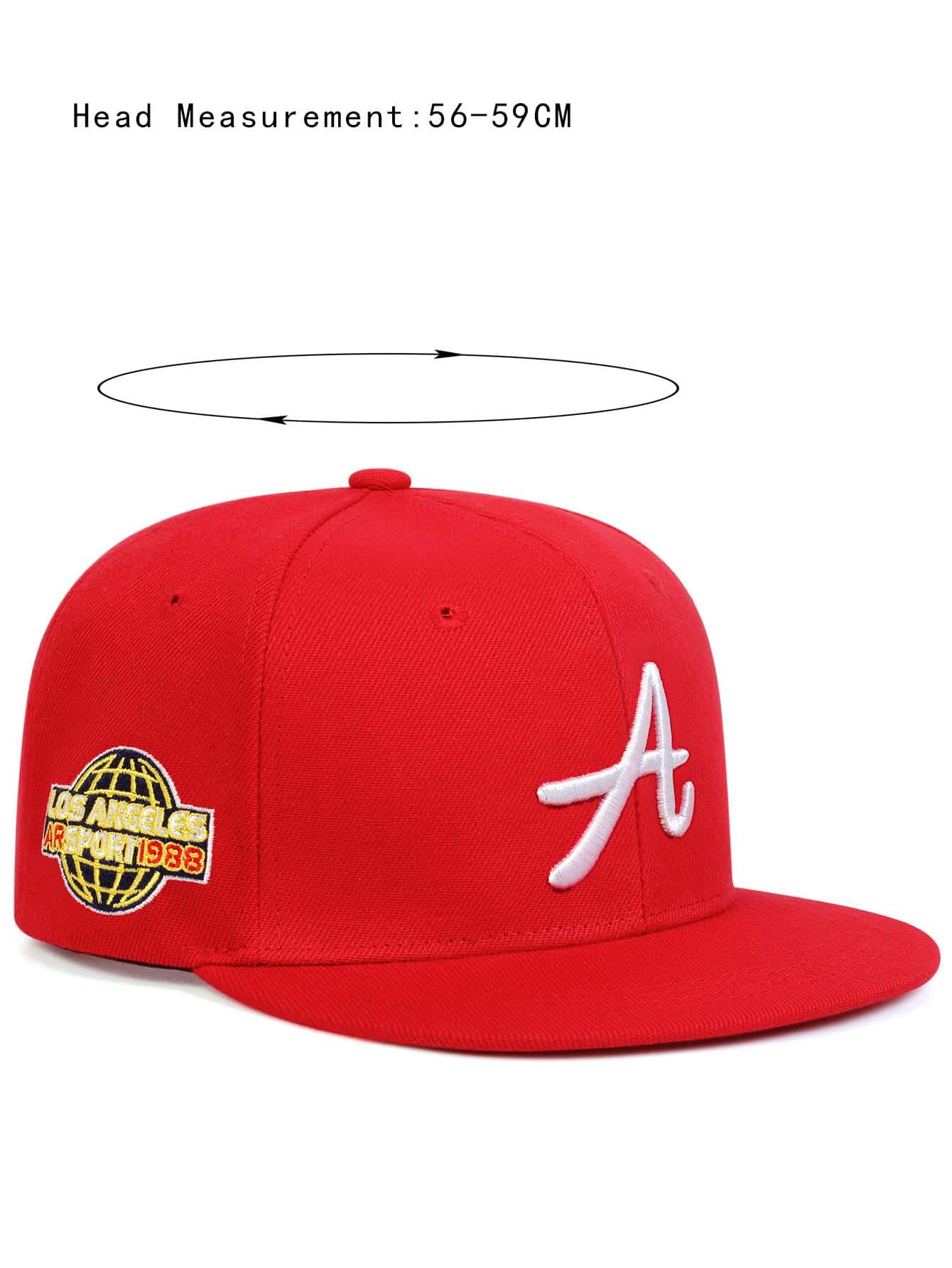 AR Chapeau de hip-hop pour homme lettre brodée pour un port quotidien au printemps et en automne dans la rue
