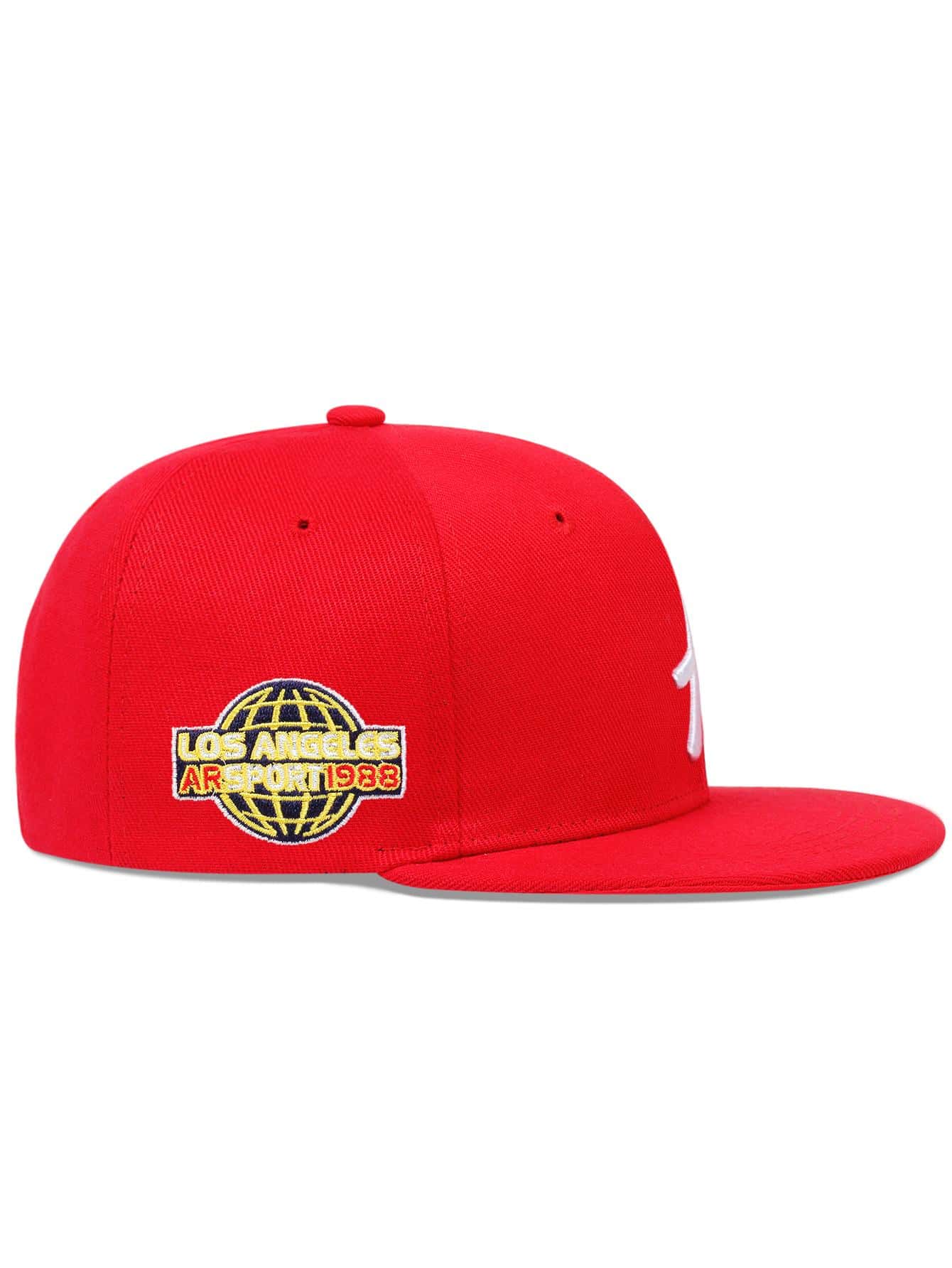 AR Chapeau de hip-hop pour homme lettre brodée pour un port quotidien au printemps et en automne dans la rue