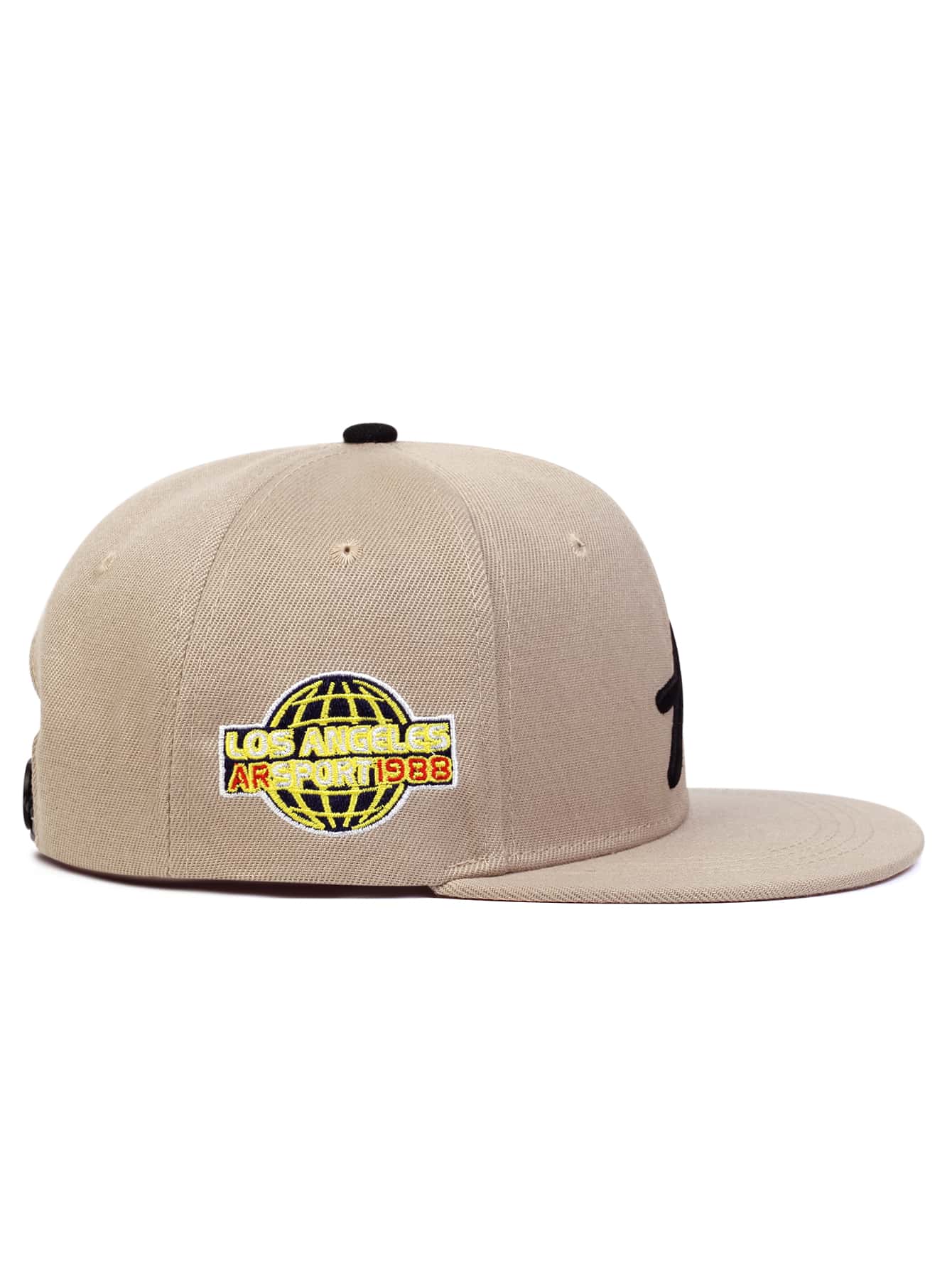 AR Chapeau de hip-hop pour homme lettre brodée pour un port quotidien au printemps et en automne dans la rue