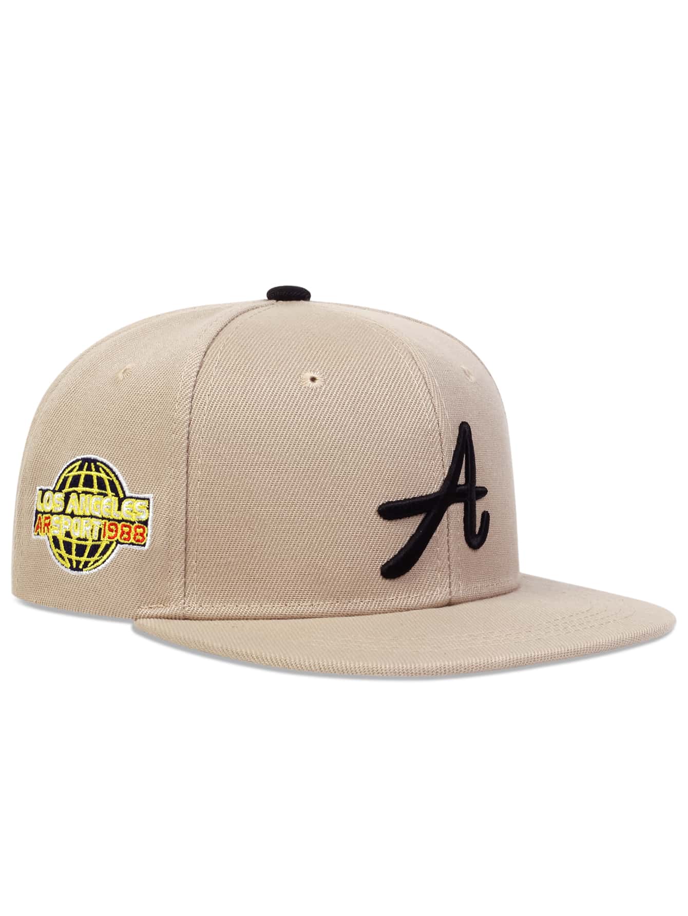AR Chapeau de hip-hop pour homme lettre brodée pour un port quotidien au printemps et en automne dans la rue