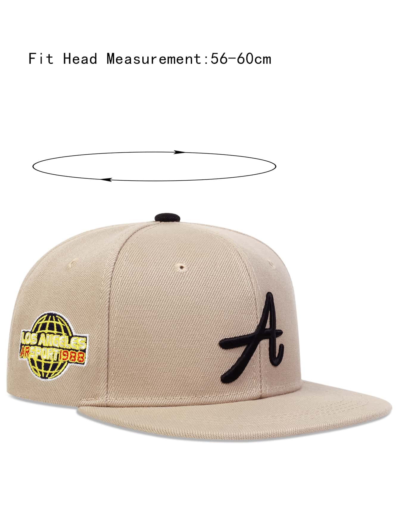 AR Chapeau de hip-hop pour homme lettre brodée pour un port quotidien au printemps et en automne dans la rue