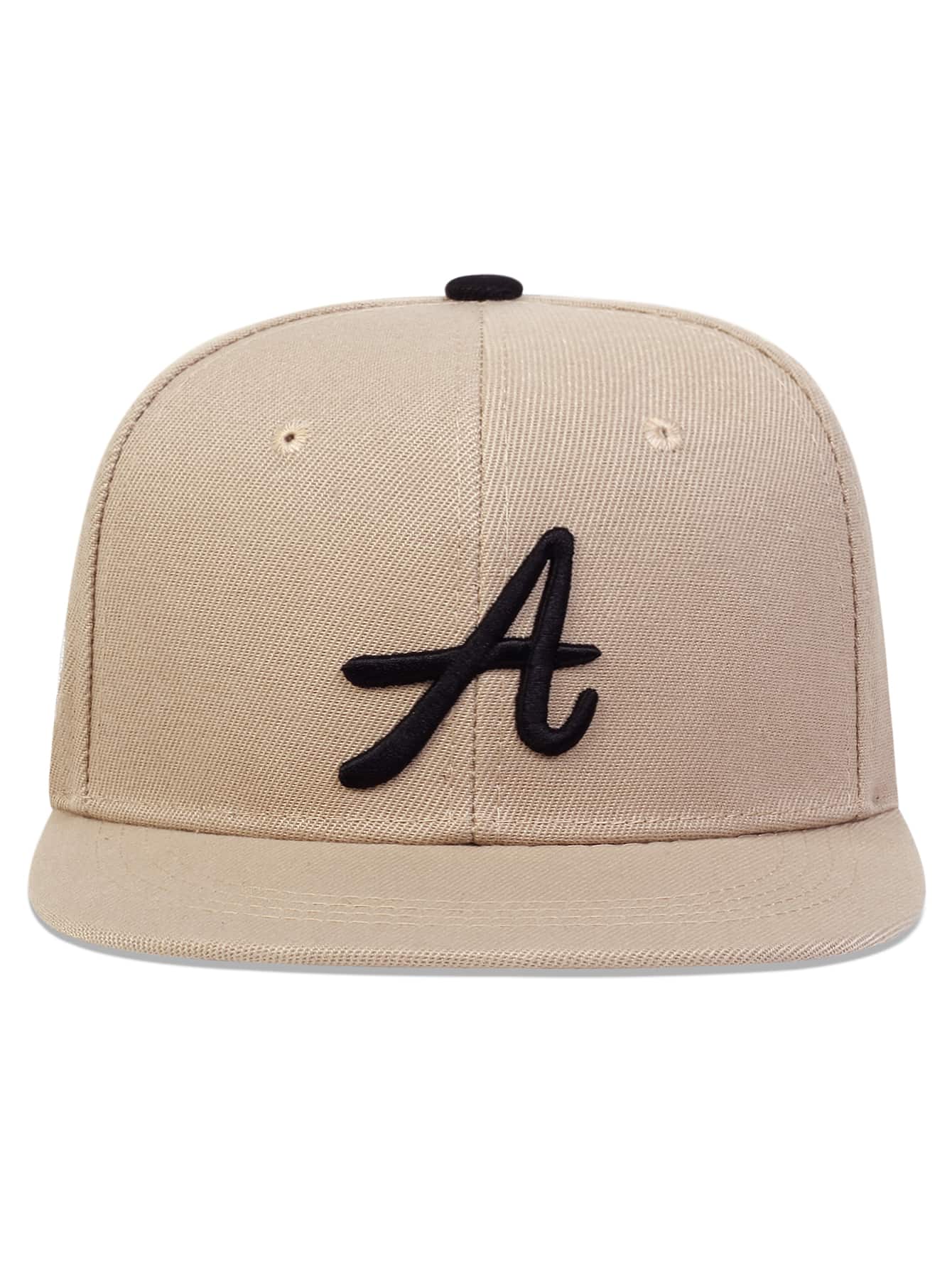 AR Chapeau de hip-hop pour homme lettre brodée pour un port quotidien au printemps et en automne dans la rue