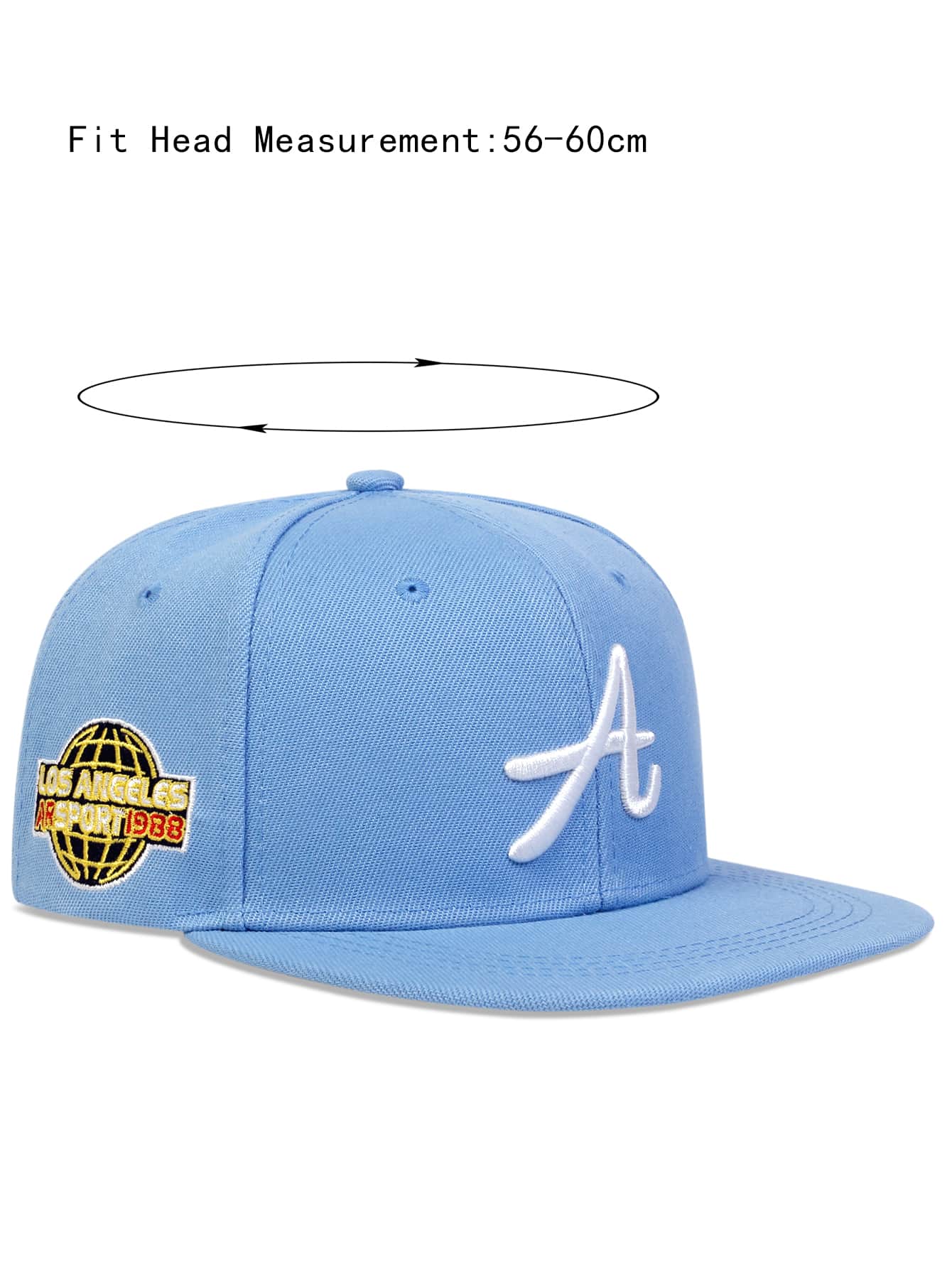 AR Chapeau de hip-hop pour homme lettre brodée pour un port quotidien au printemps et en automne dans la rue