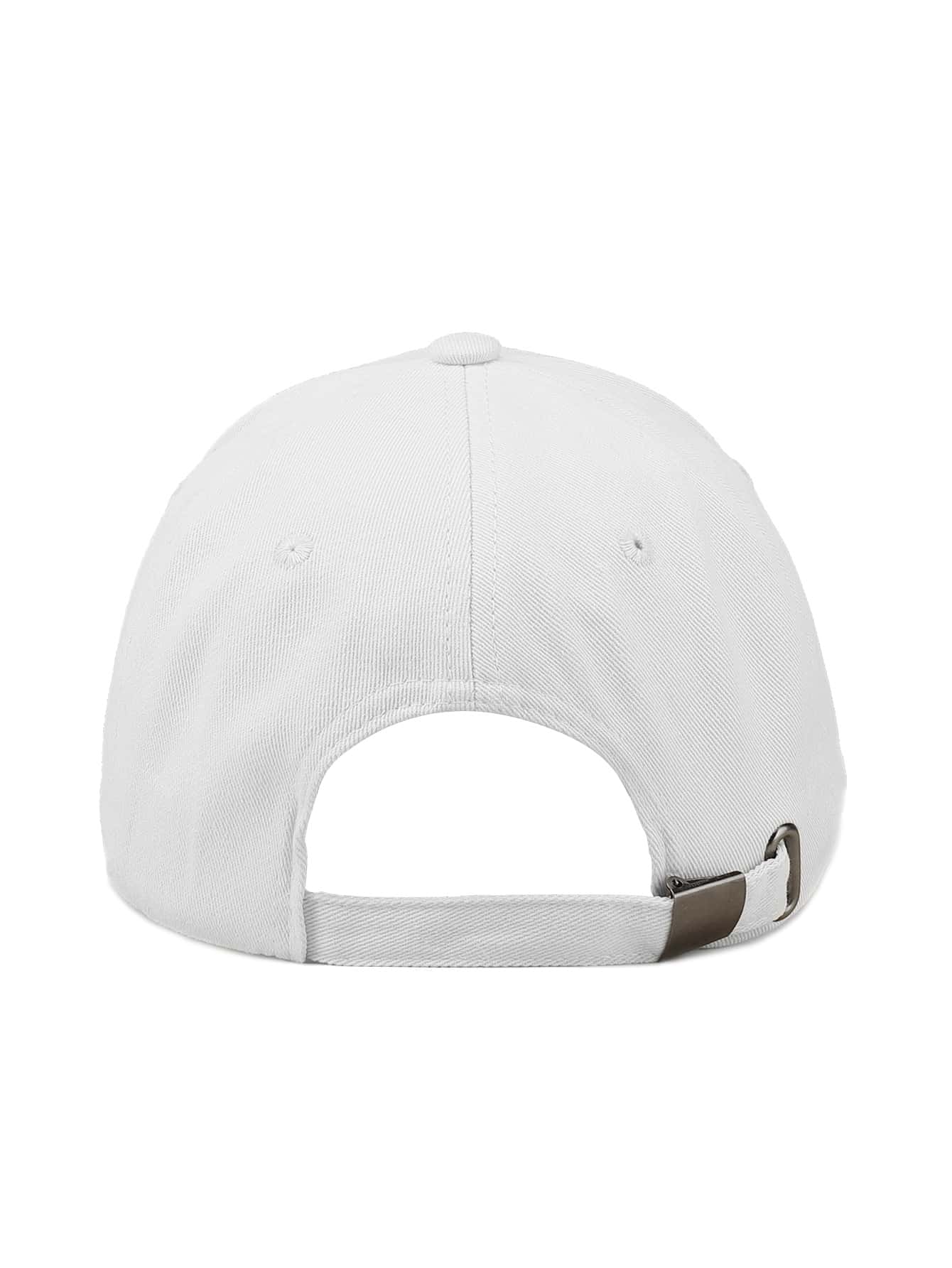 1 pièce Casquette de baseball simple, casual et ajustable de couleur unie, unisexe