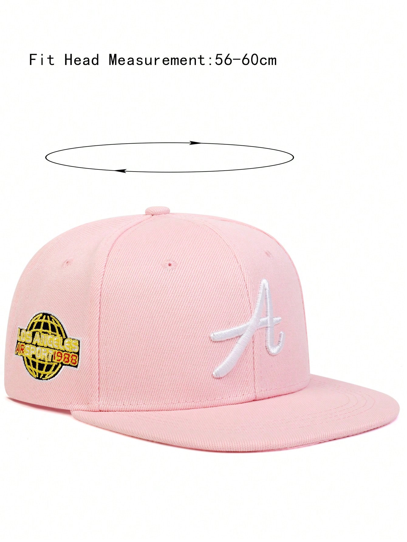 AR Chapeau de hip-hop pour homme lettre brodée pour un port quotidien au printemps et en automne dans la rue