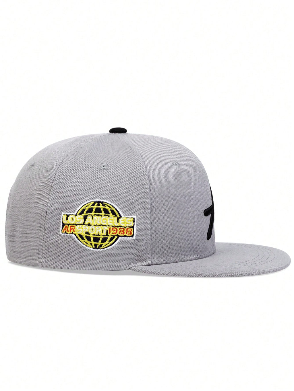 AR Chapeau de hip-hop pour homme lettre brodée pour un port quotidien au printemps et en automne dans la rue