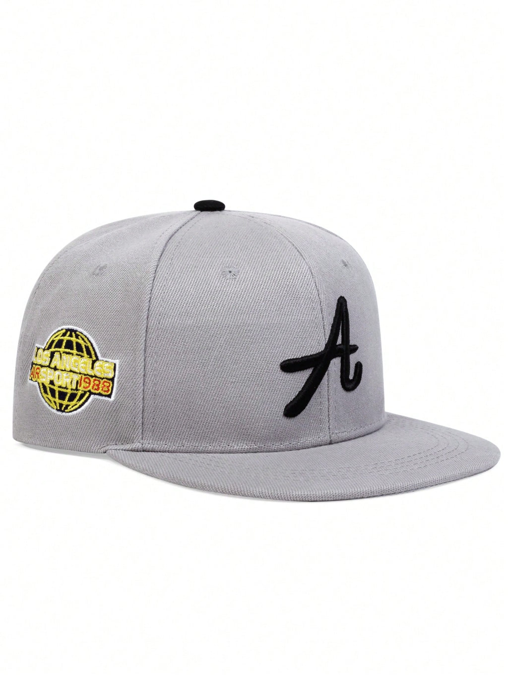 AR Chapeau de hip-hop pour homme lettre brodée pour un port quotidien au printemps et en automne dans la rue