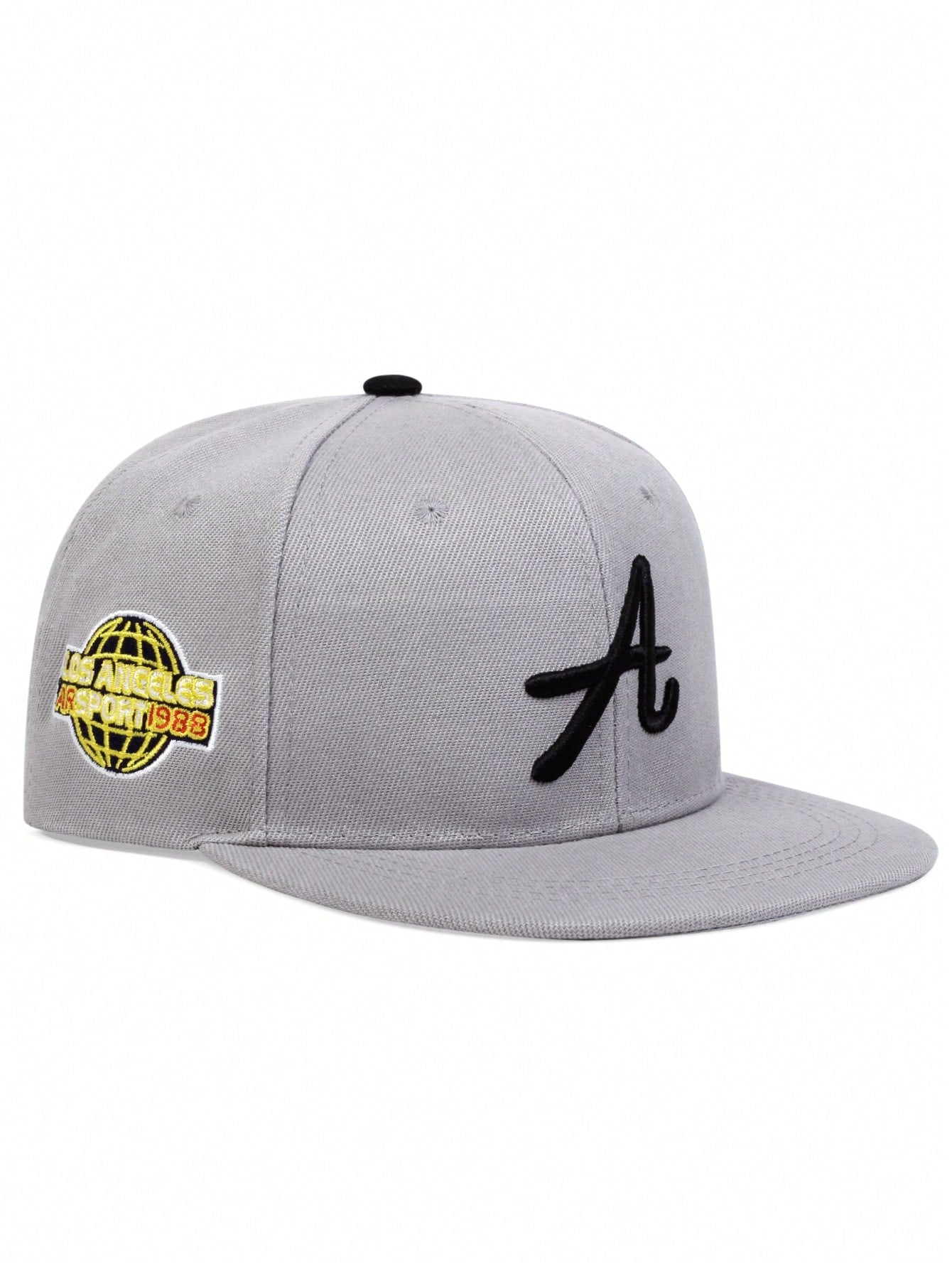 AR Chapeau de hip-hop pour homme lettre brodée pour un port quotidien au printemps et en automne dans la rue