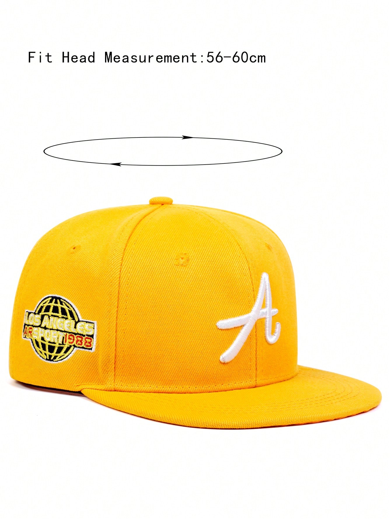 AR Chapeau de hip-hop pour homme lettre brodée pour un port quotidien au printemps et en automne dans la rue