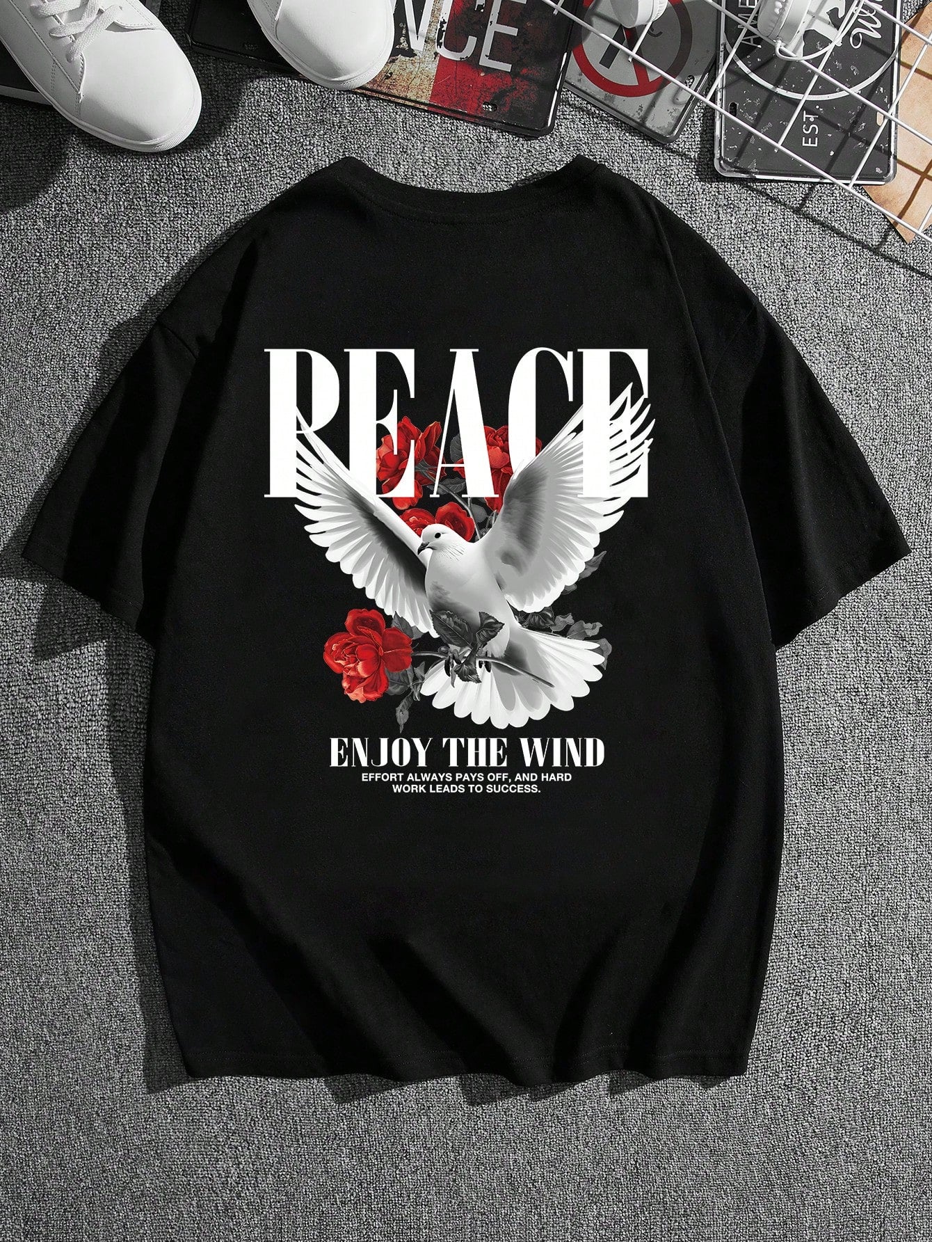 T-shirt à manches courtes pour homme, tailles S-M-L-XL