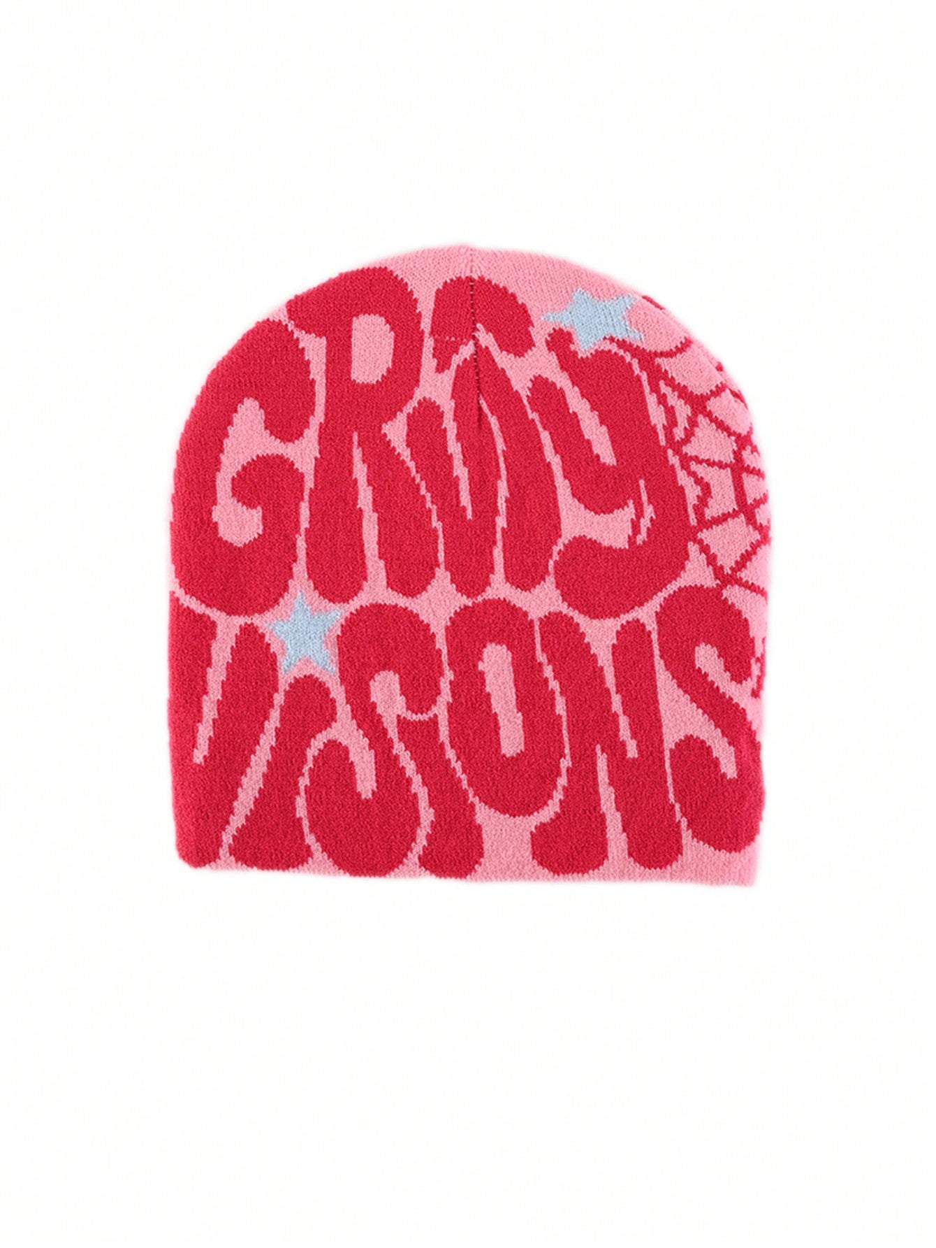 2 pièces Bonnet "GRVTY VISIONS" Hip Hop Unisexe Style Y2K Chapeau tricoté chaud pour l'extérieur Chapeau thermique pour hommes et femmes Tenue d'automne