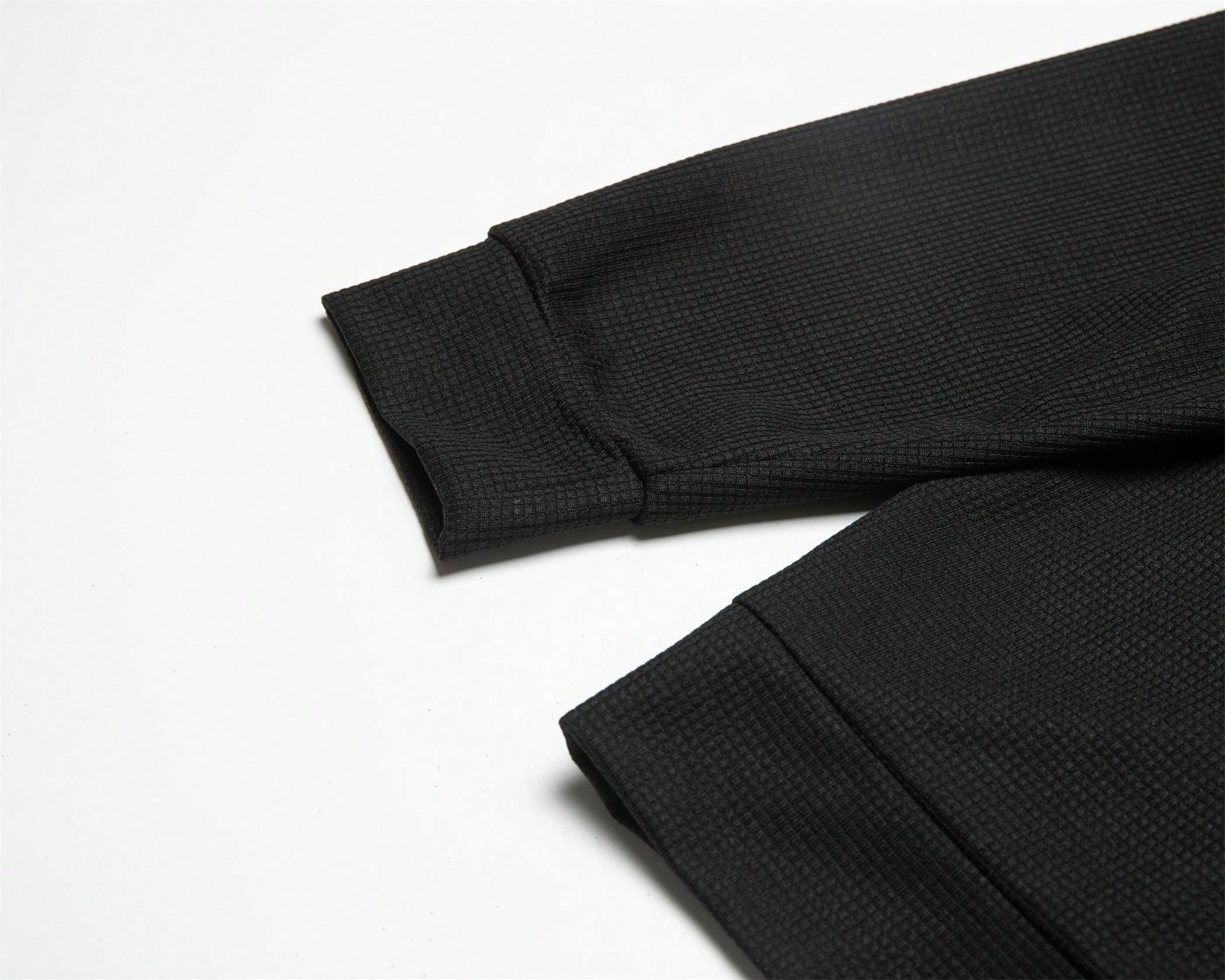 Ensemble 2 pièces de vêtements pour hommes en tissu gaufré