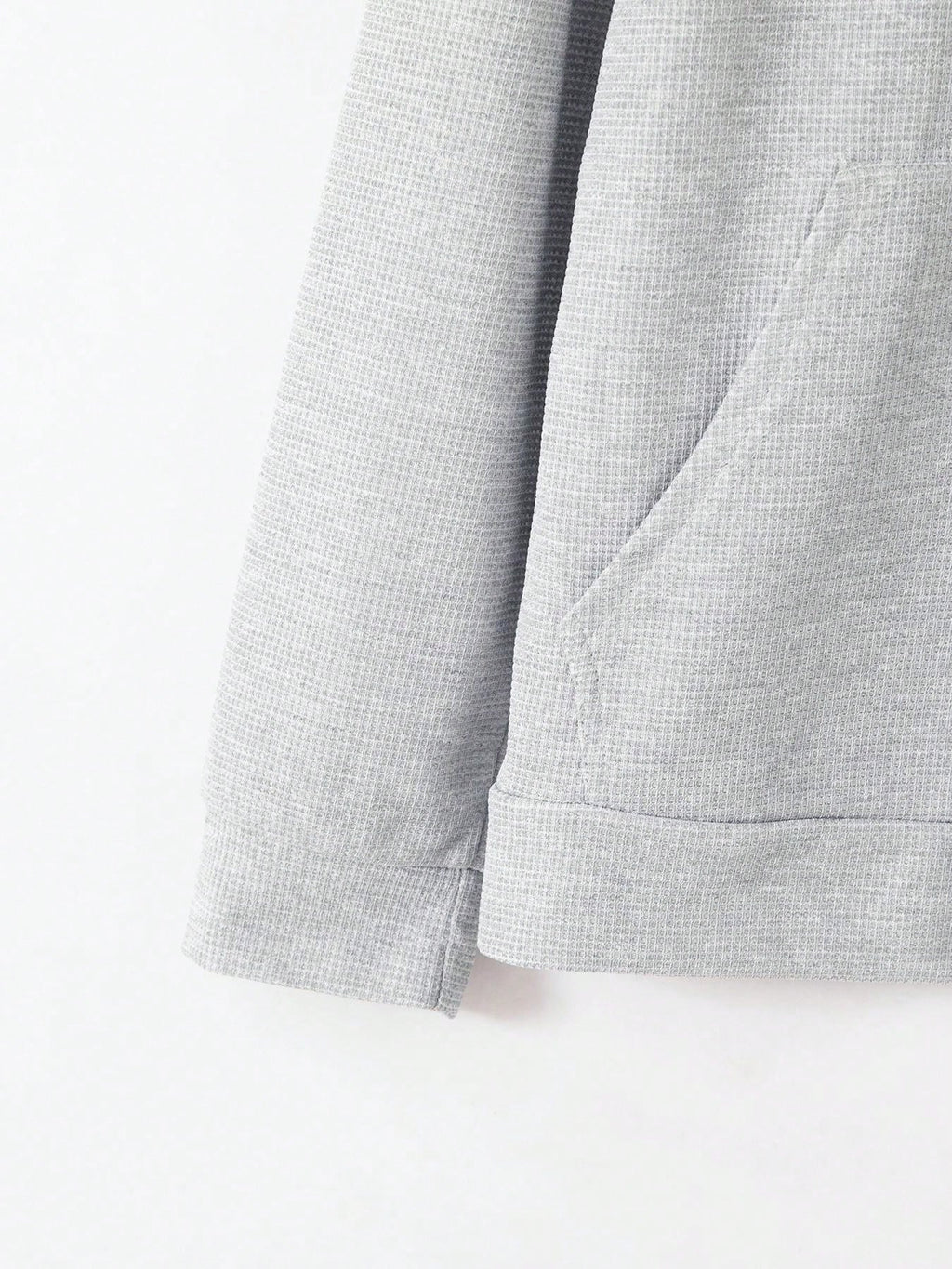 1 set Homme simple de survêtement 2 pièces, Top à col montant zippé manches longues + pantalon, de couleur unie, léger