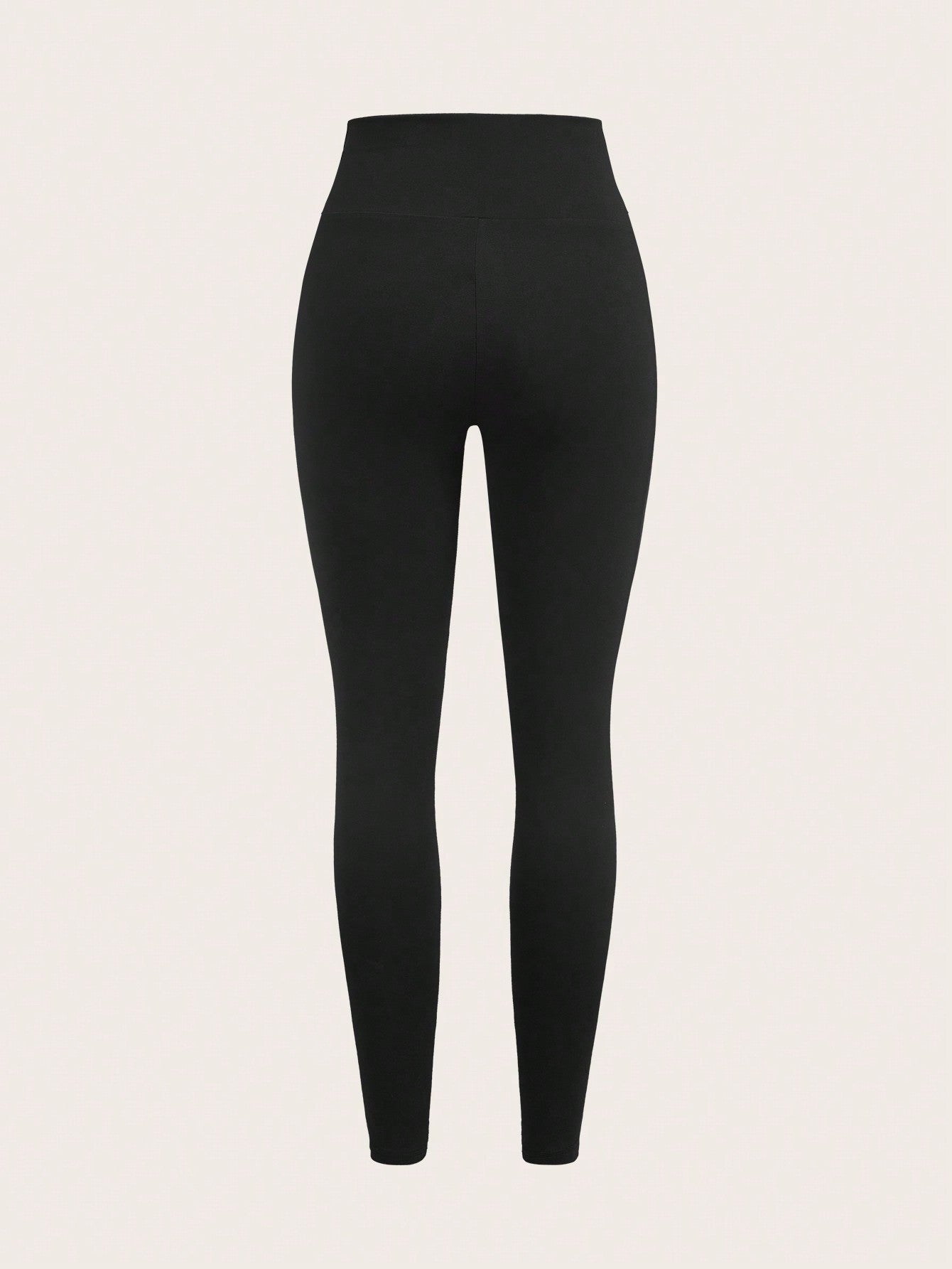 SHEIN EZwear 4 pièces Ensemble de tenue de sport pour femmes, veste zippée couleur unie minimaliste et leggings près du corps