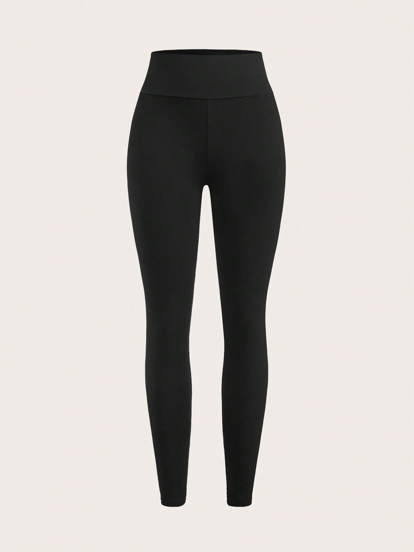 SHEIN EZwear 4 pièces Ensemble de tenue de sport pour femmes, veste zippée couleur unie minimaliste et leggings près du corps