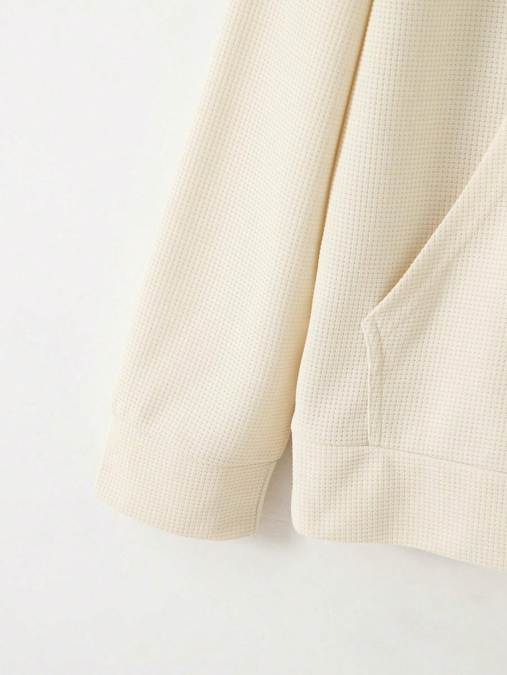 1 set Homme simple de survêtement 2 pièces, Top à col montant zippé manches longues + pantalon, de couleur unie, léger