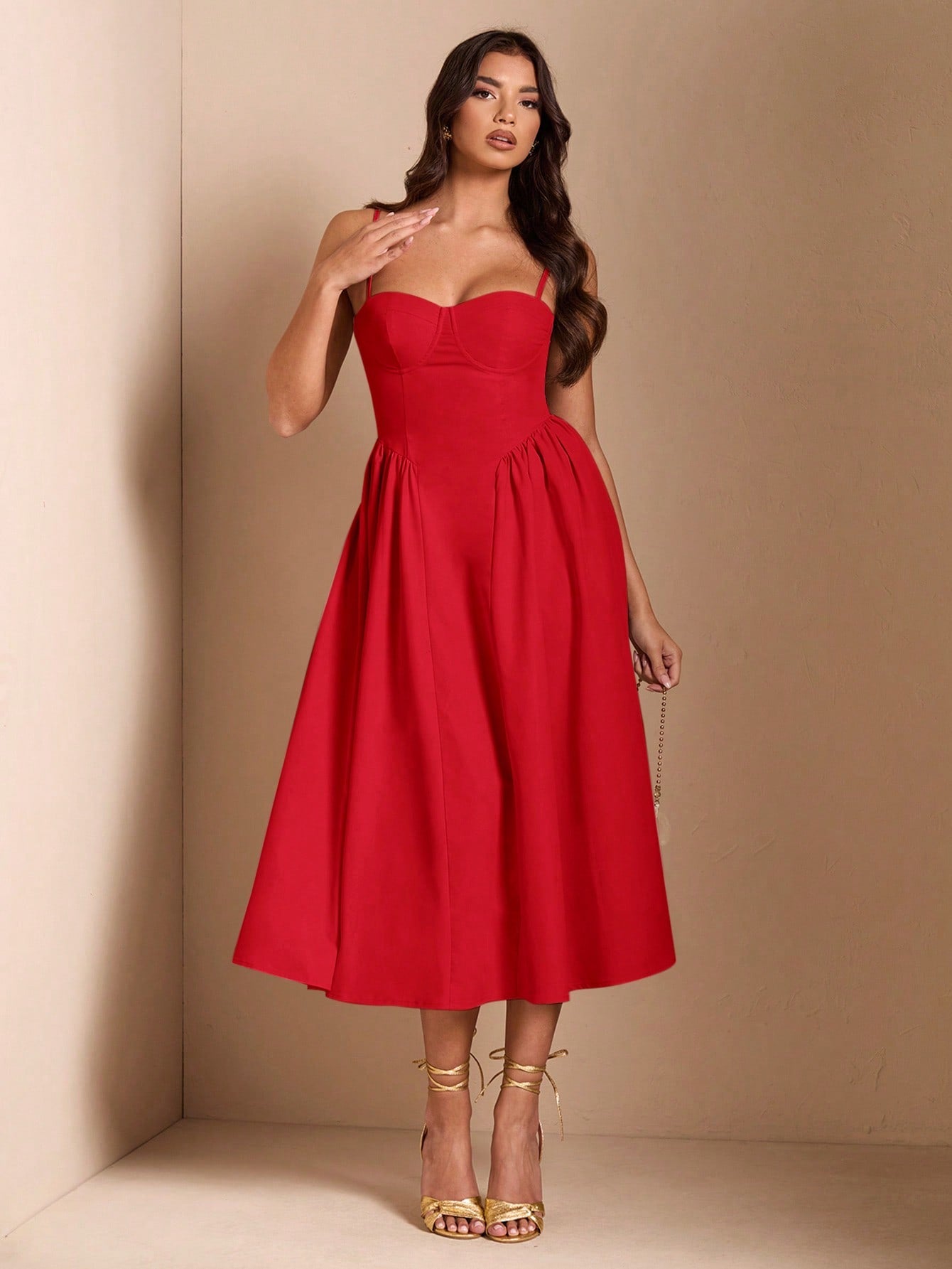 SHEIN BAE Élégante robe longue en tulle pour femmes, convient pour les sorties décontractées, les sorties, les fêtes de boîte de nuit, la saison d'automne