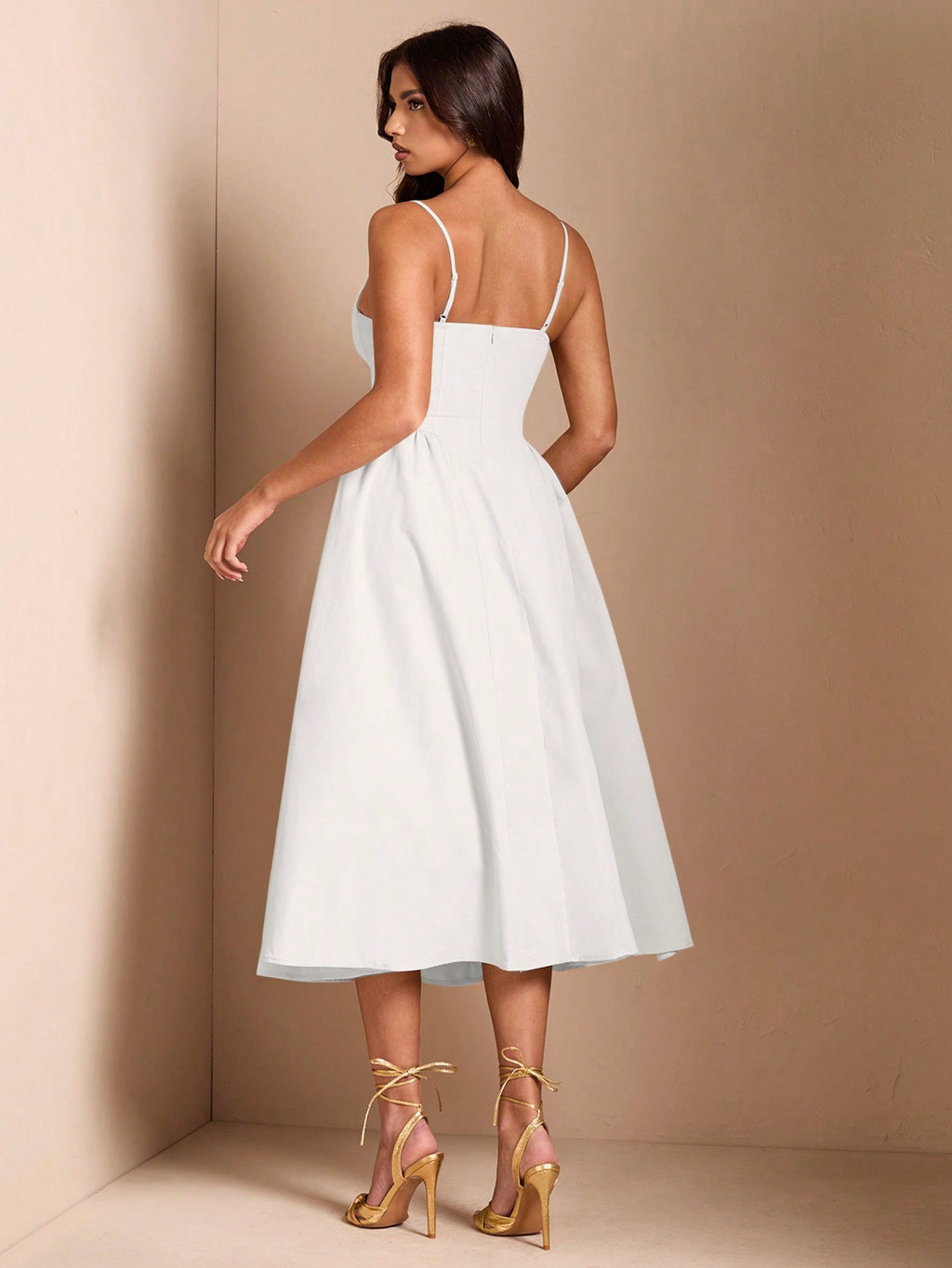 SHEIN BAE Élégante robe longue en tulle pour femmes, convient pour les sorties décontractées, les sorties, les fêtes de boîte de nuit, la saison d'automne