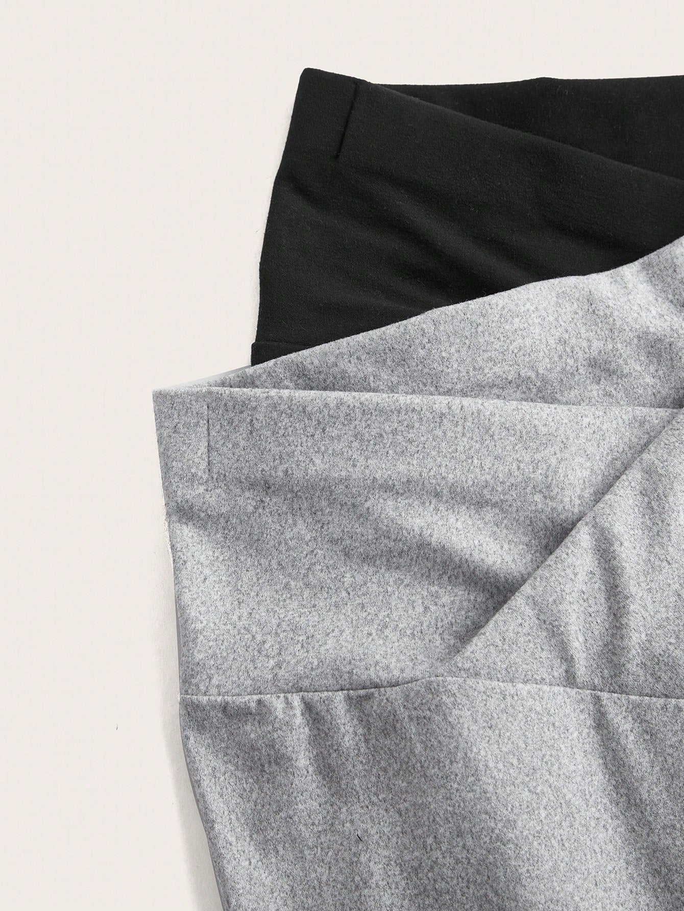 SHEIN EZwear Leggings décontracté moulants asymétriques taille étroite de couleur unie pour femmes