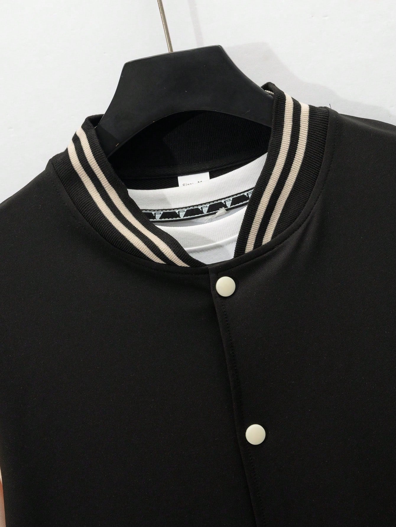 1 set Homme veste de baseball monobloc décontractée à col et pantalon, blocs de couleurs, 2 pièces, d'épaisseur moyenne, convient pour les voyages et l'usage quotidien