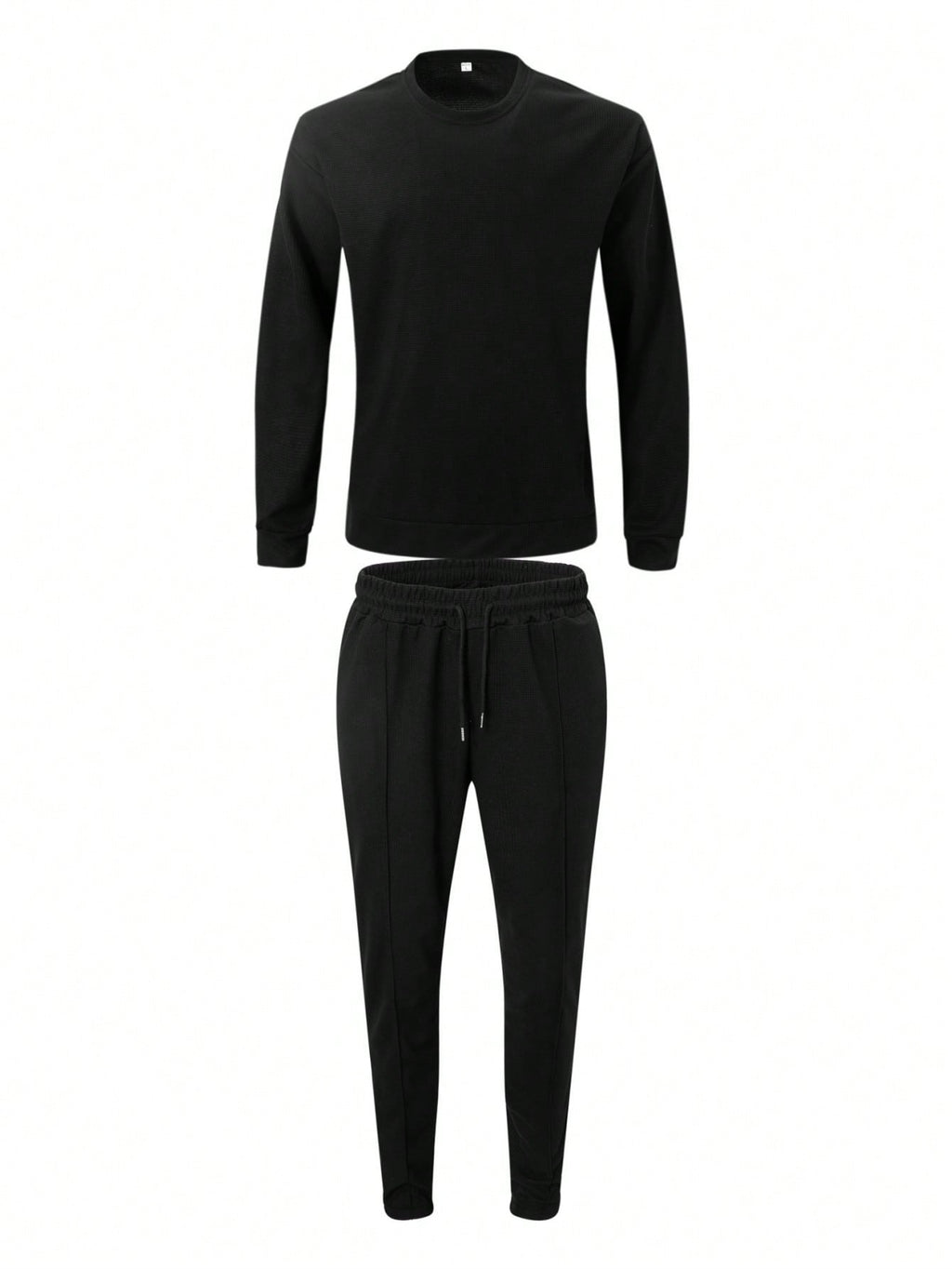 Ensemble 2 pièces de vêtements pour hommes en tissu gaufré
