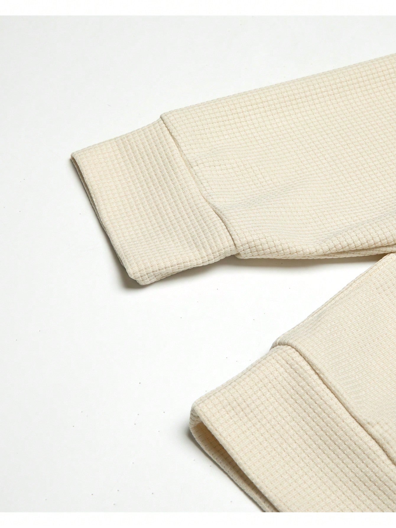 Ensemble 2 pièces de vêtements pour hommes en tissu gaufré