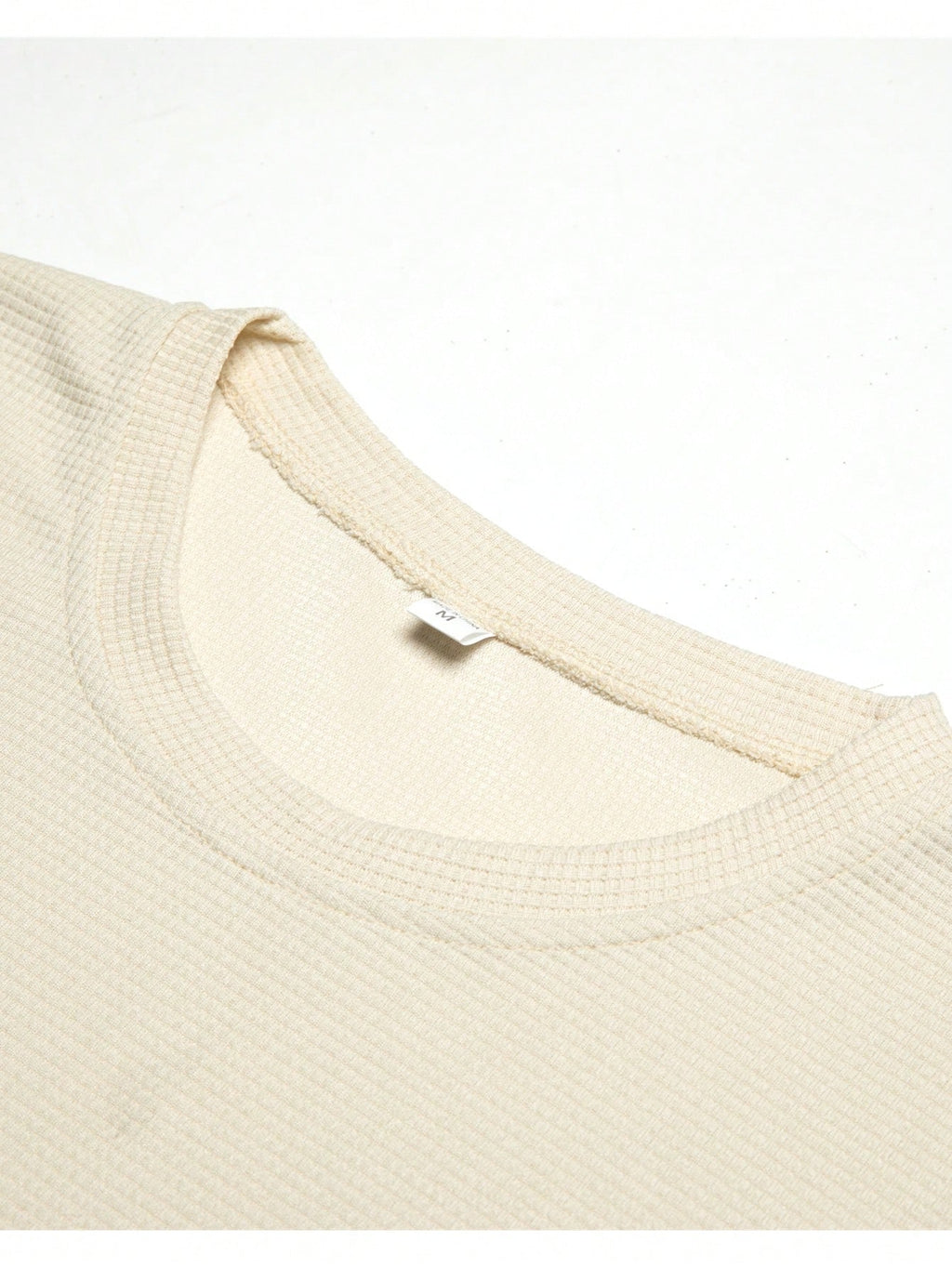 Ensemble 2 pièces de vêtements pour hommes en tissu gaufré