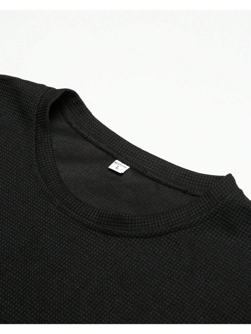 Ensemble 2 pièces de vêtements pour hommes en tissu gaufré