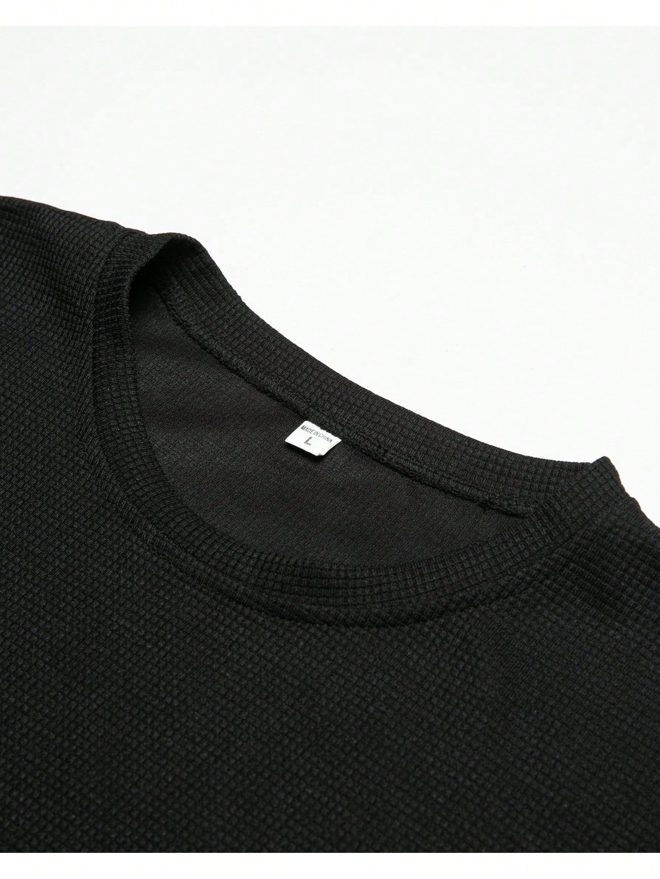 Ensemble 2 pièces de vêtements pour hommes en tissu gaufré