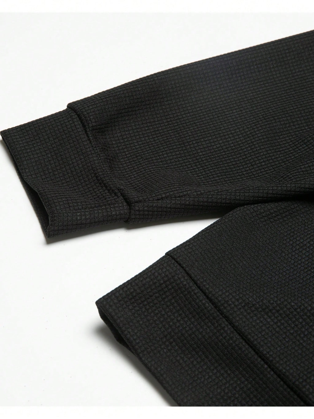 Ensemble 2 pièces de vêtements pour hommes en tissu gaufré