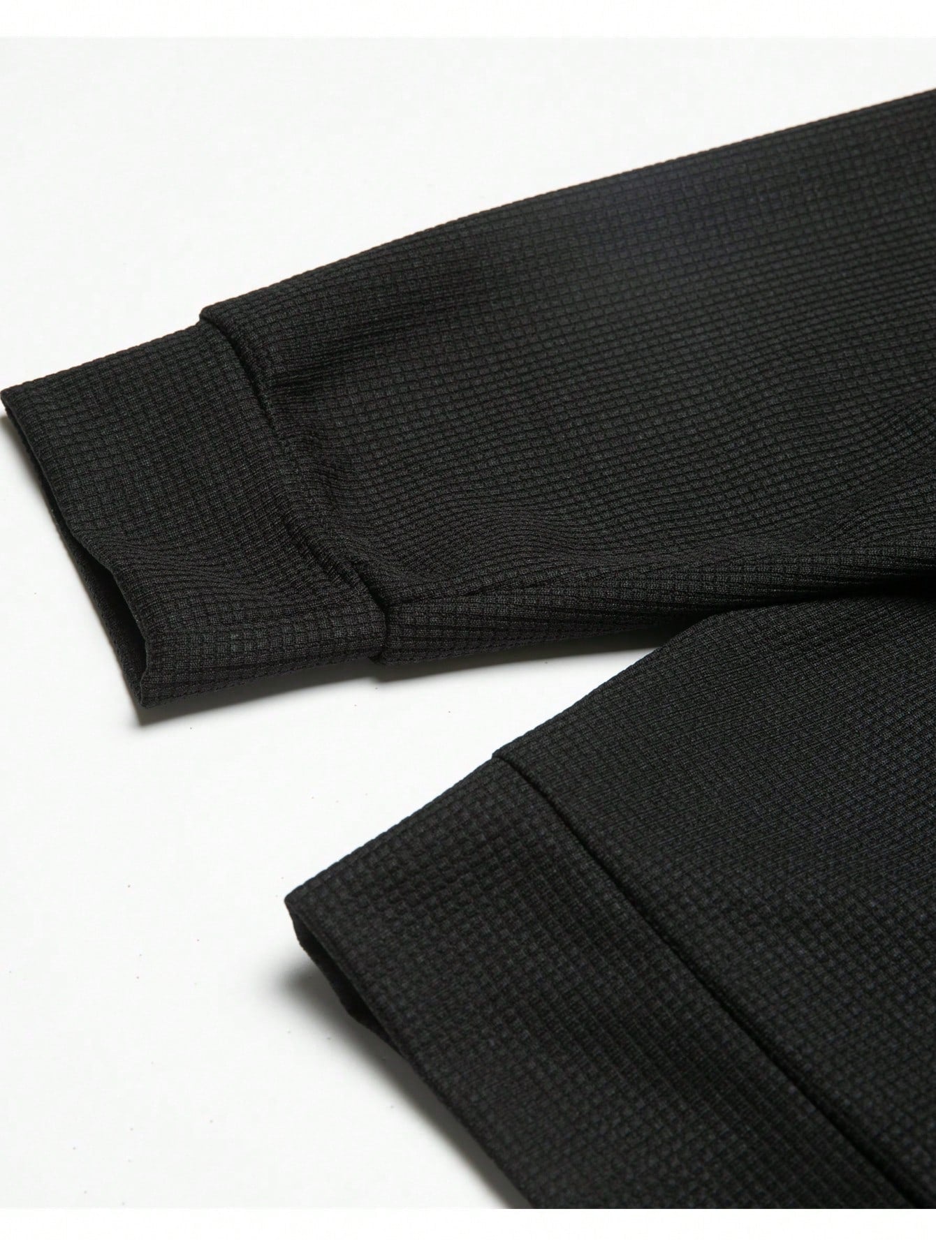 Ensemble 2 pièces de vêtements pour hommes en tissu gaufré