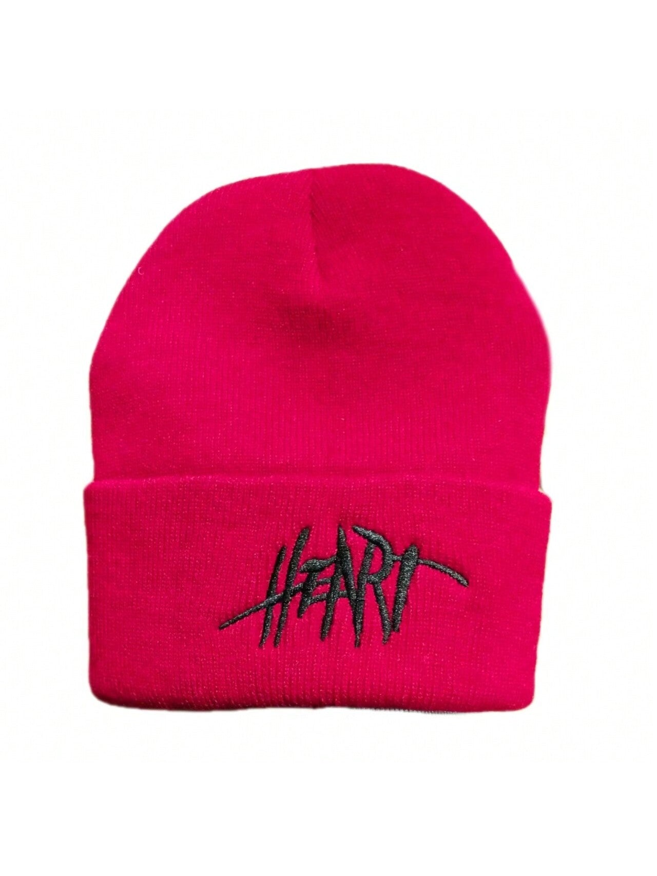 Chapeau d'hiver tricoté chaud pour la rue, style hip-hop avec lettre brodée en bonnet pour hommes et femmes, à la fois chaud et à la mode