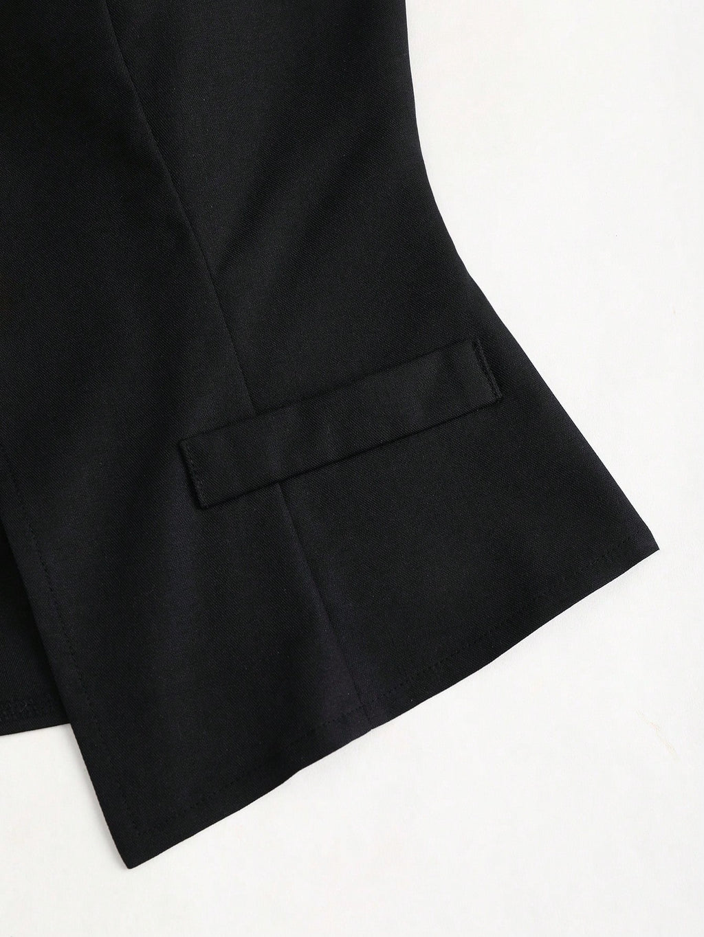 Sweetra Ensemble 2 pièces pour femmes, composé d'un gilet croisé et d'un pantalon large plissé
