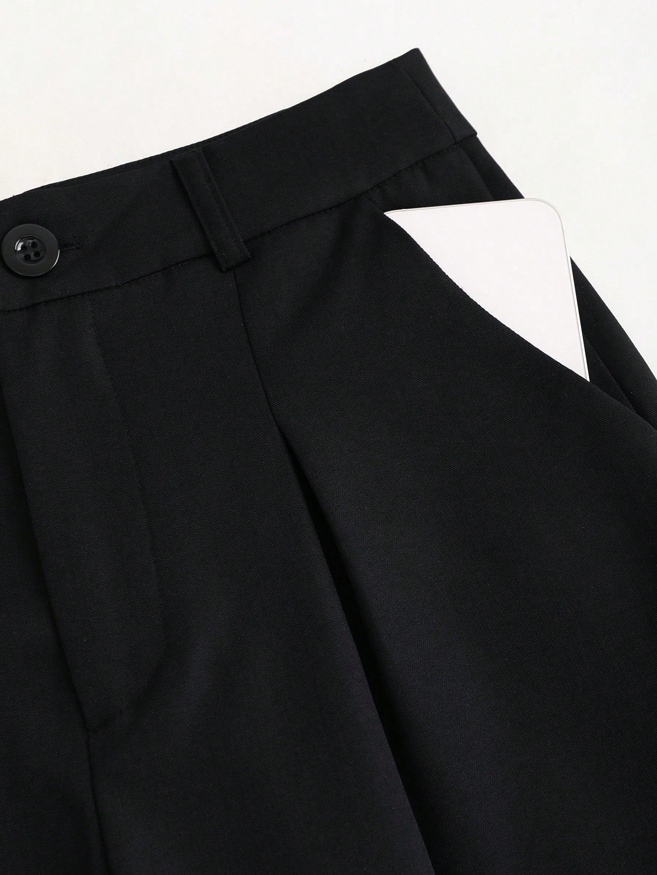 Sweetra Ensemble 2 pièces pour femmes, composé d'un gilet croisé et d'un pantalon large plissé