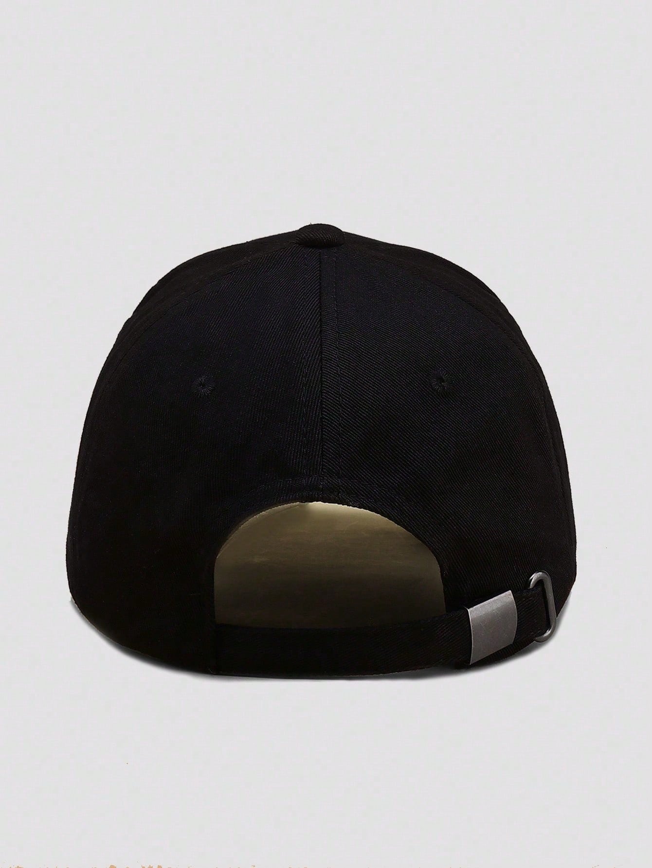 1 pièce Casquette de baseball simple, casual et ajustable de couleur unie, unisexe