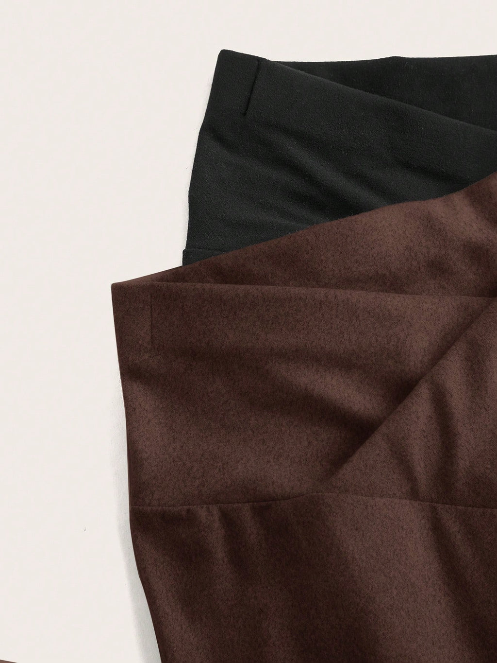 SHEIN EZwear Leggings décontracté moulants asymétriques taille étroite de couleur unie pour femmes