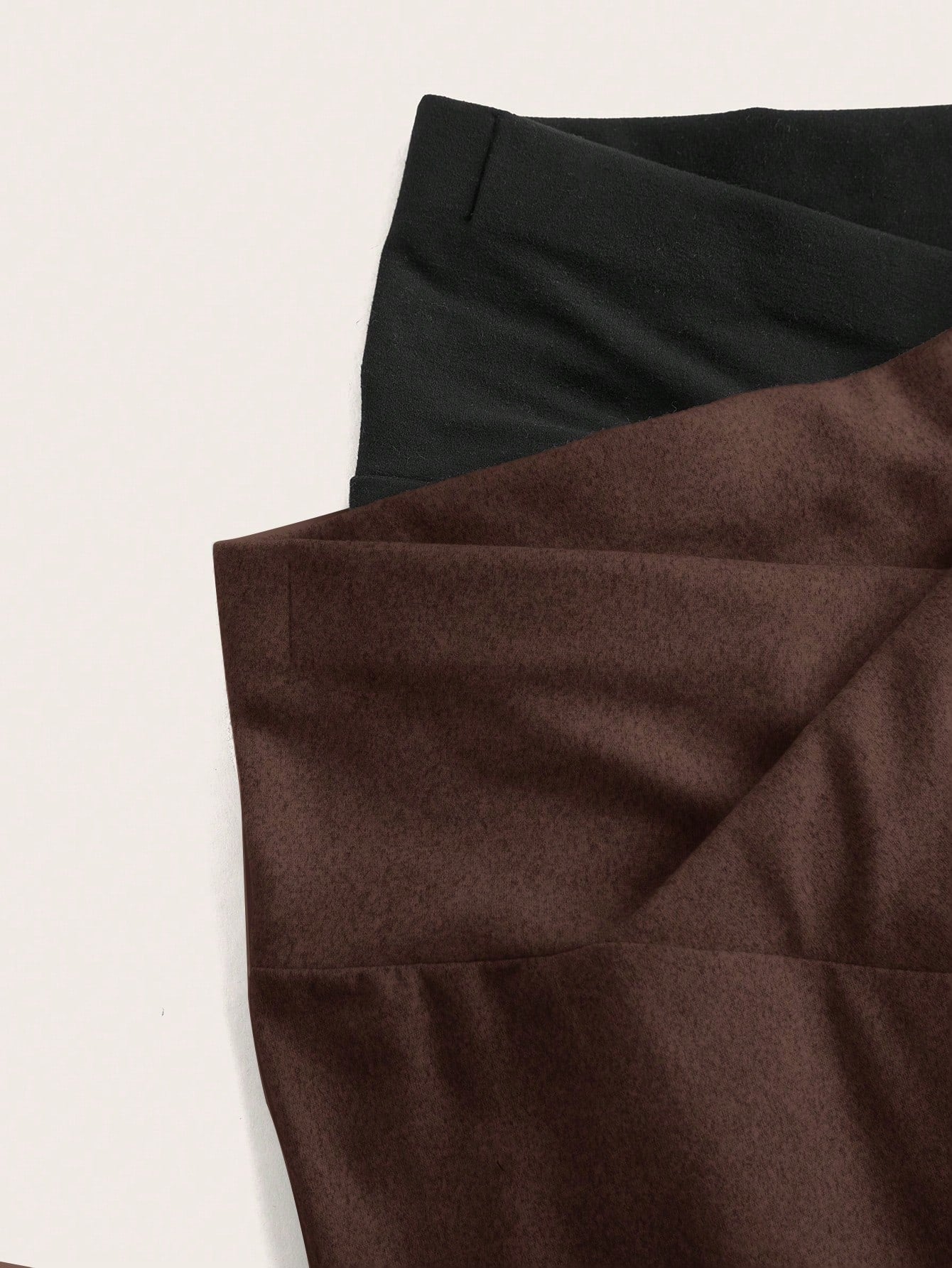 SHEIN EZwear Leggings décontracté moulants asymétriques taille étroite de couleur unie pour femmes