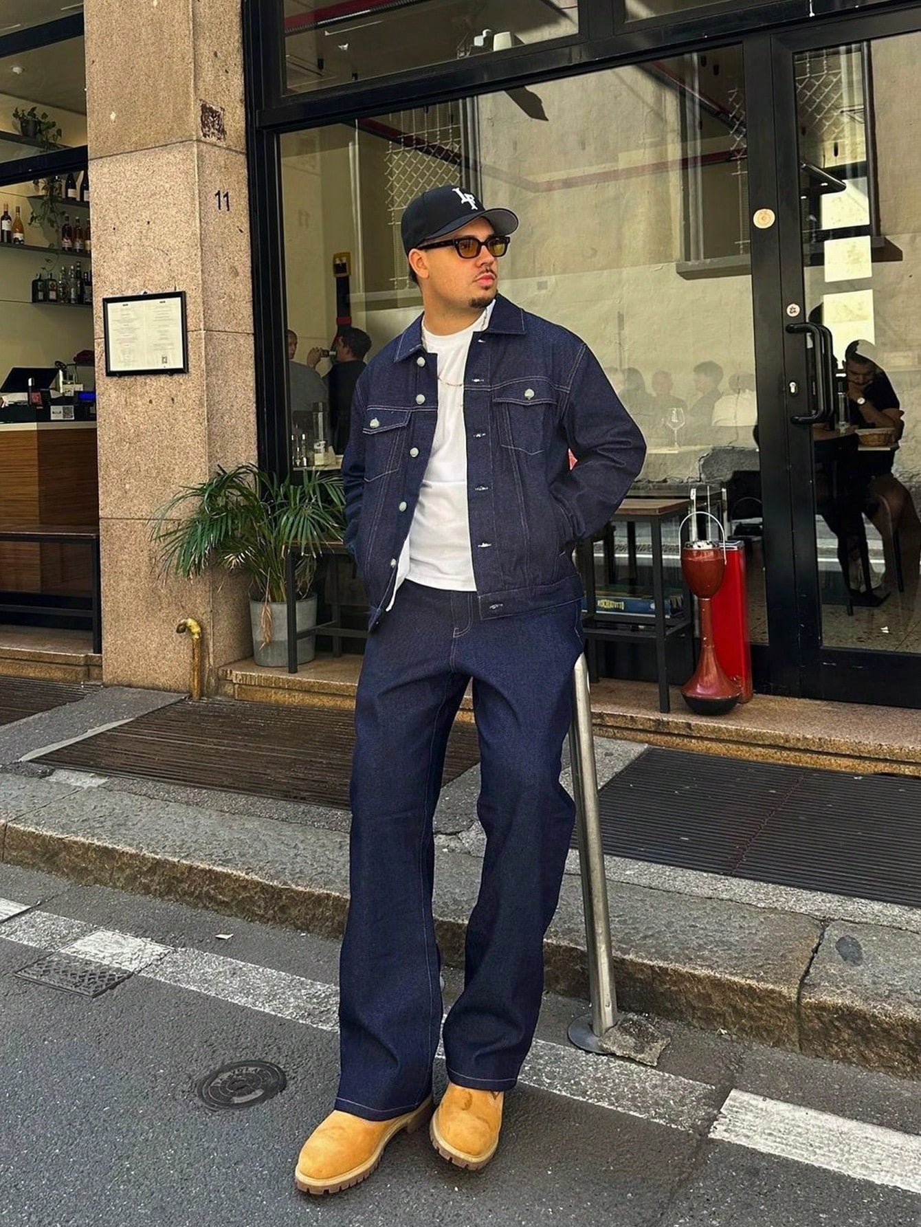 Veste en jean décontractée et pour hommes, style streetwear polyvalent et sportif pour étudiant