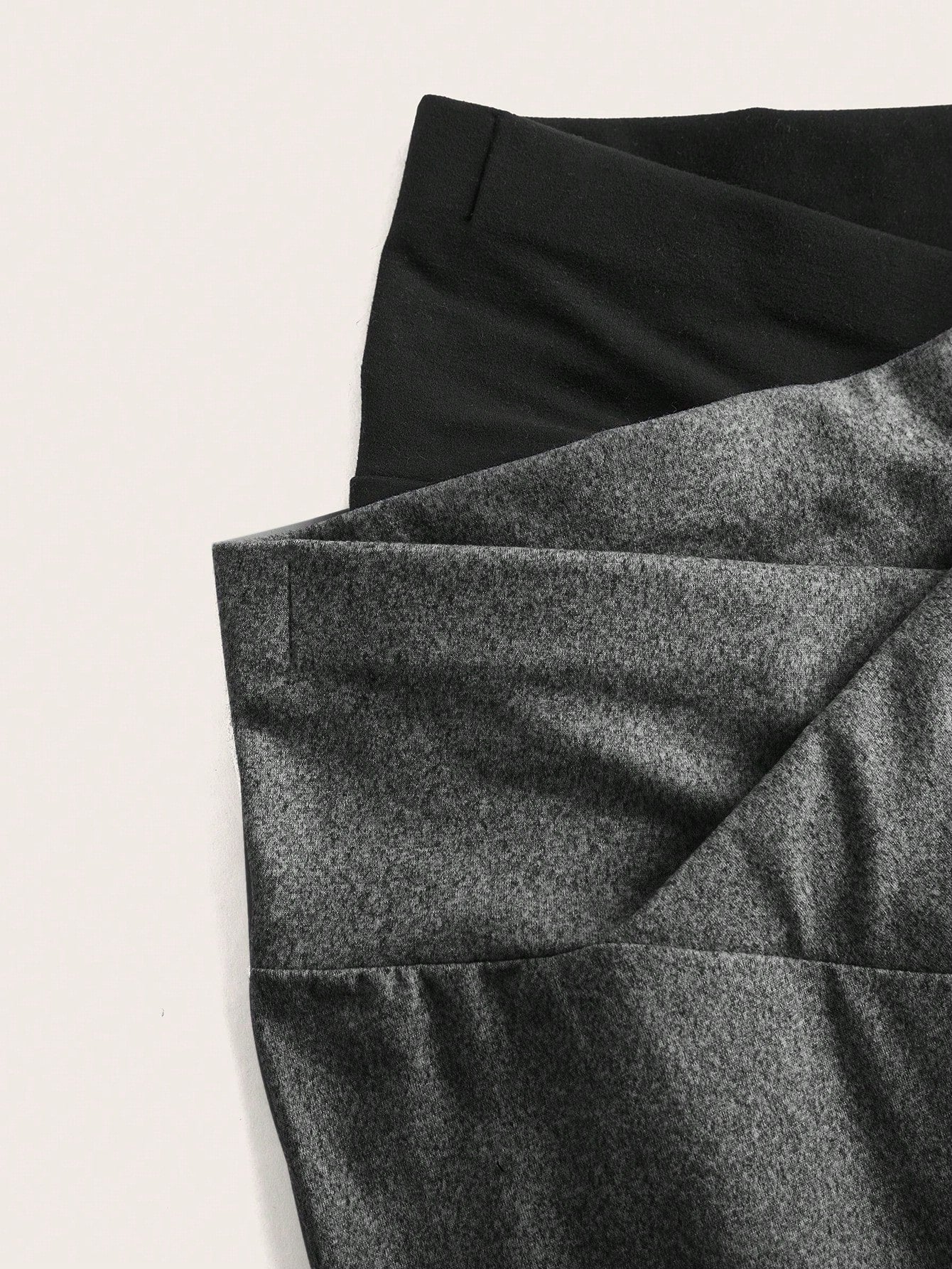 SHEIN EZwear Leggings décontracté moulants asymétriques taille étroite de couleur unie pour femmes