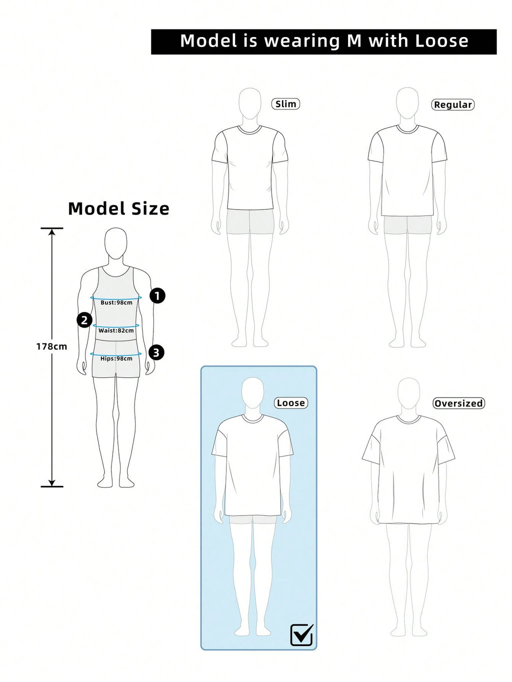 T-shirt noir imprimé de geste de la main pour hommes