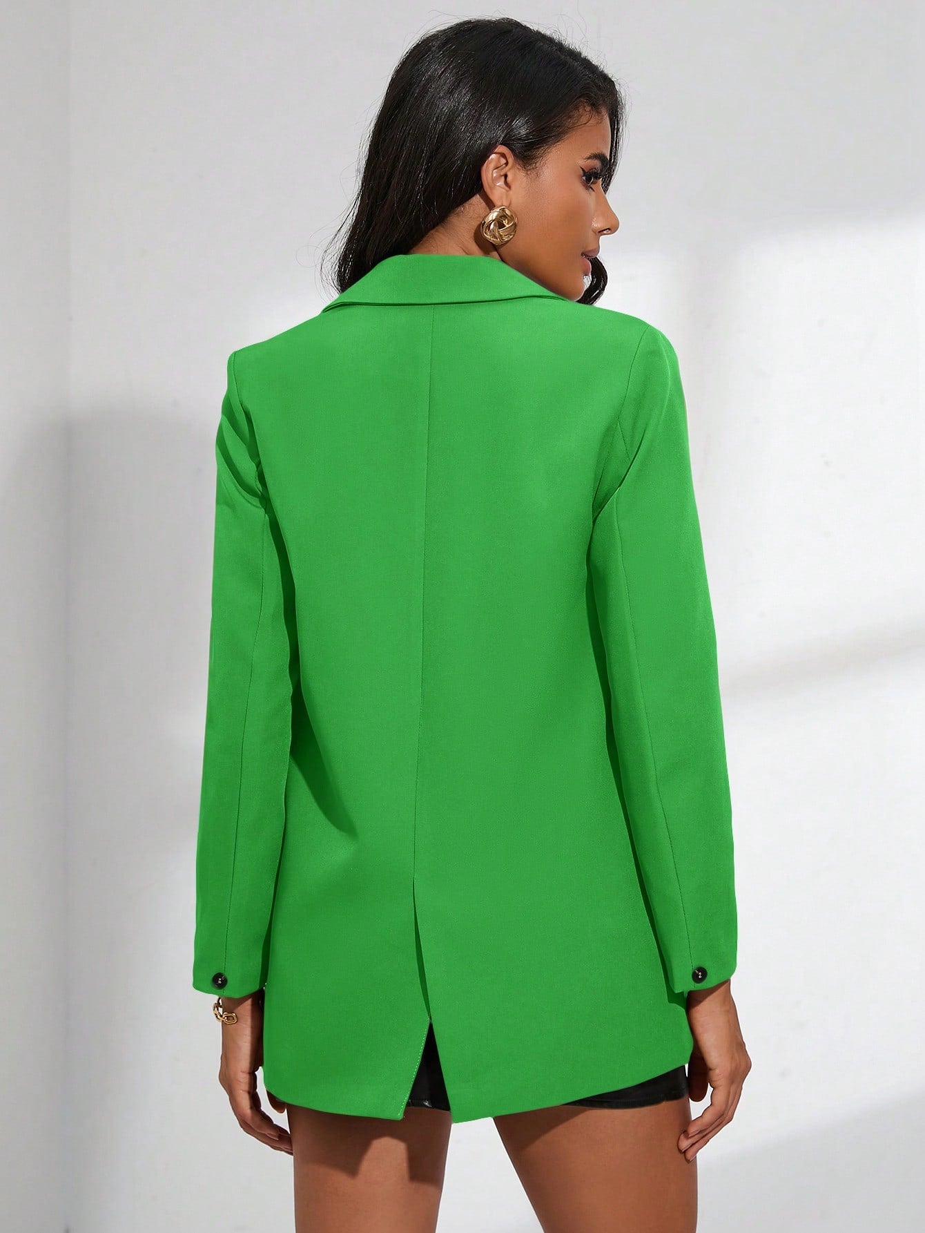 Blazer décontracté à double boutonnage