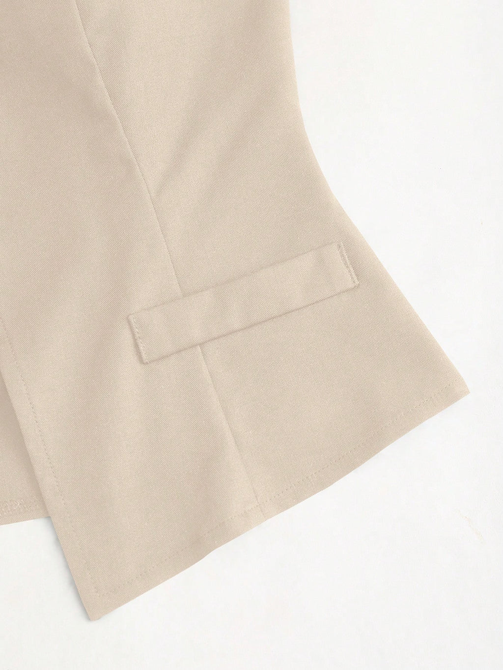 Sweetra Ensemble 2 pièces pour femmes, composé d'un gilet croisé et d'un pantalon large plissé