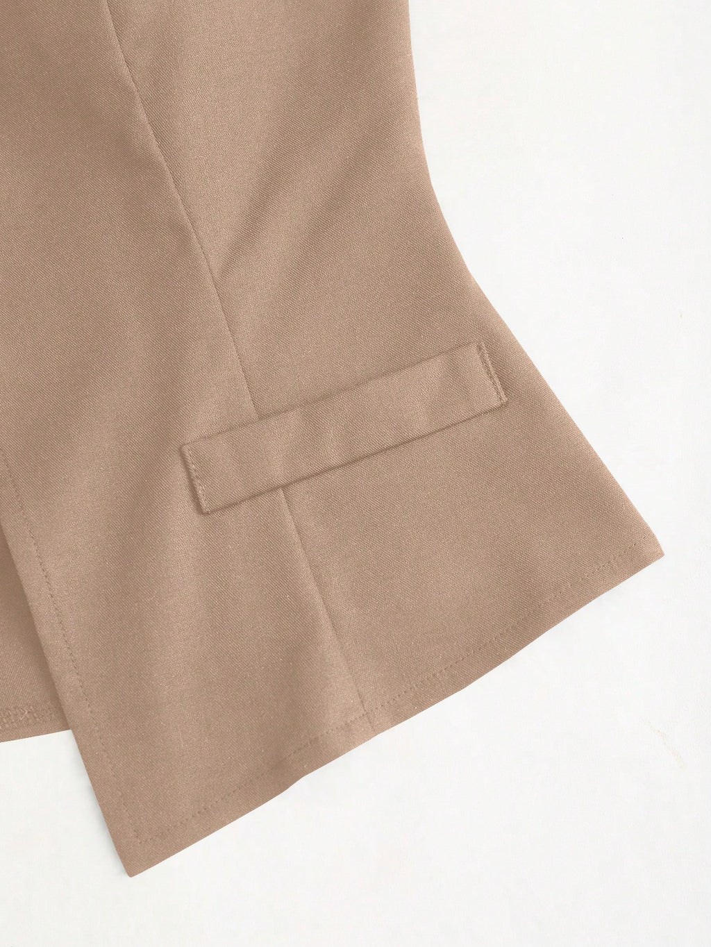 Sweetra Ensemble 2 pièces pour femmes, composé d'un gilet croisé et d'un pantalon large plissé